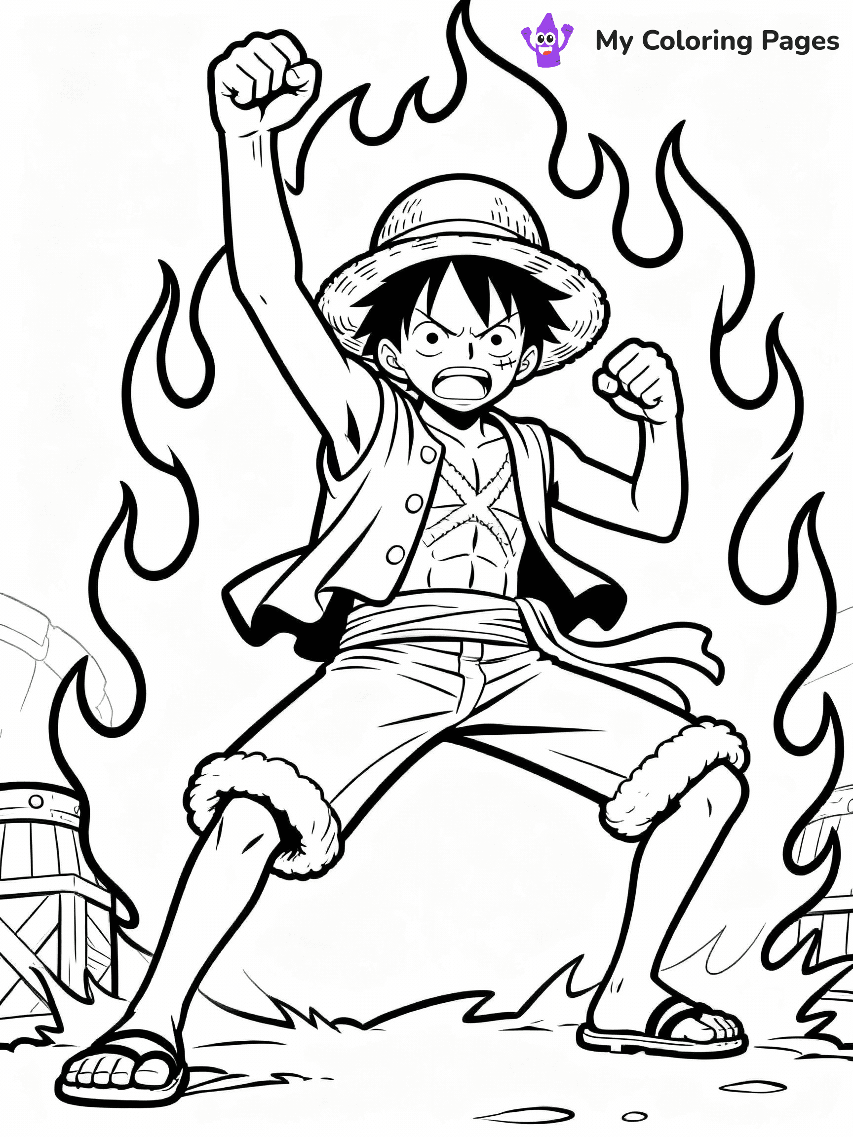 Luffy Coloring Pages - 2
