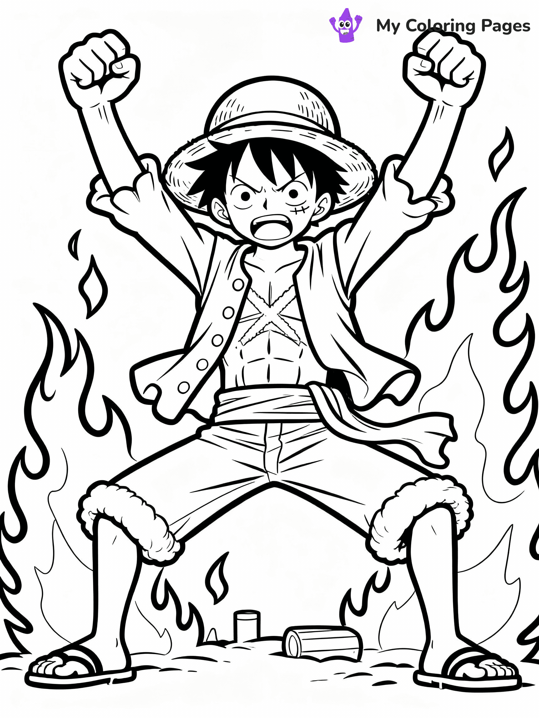 Luffy Coloring Pages - 1