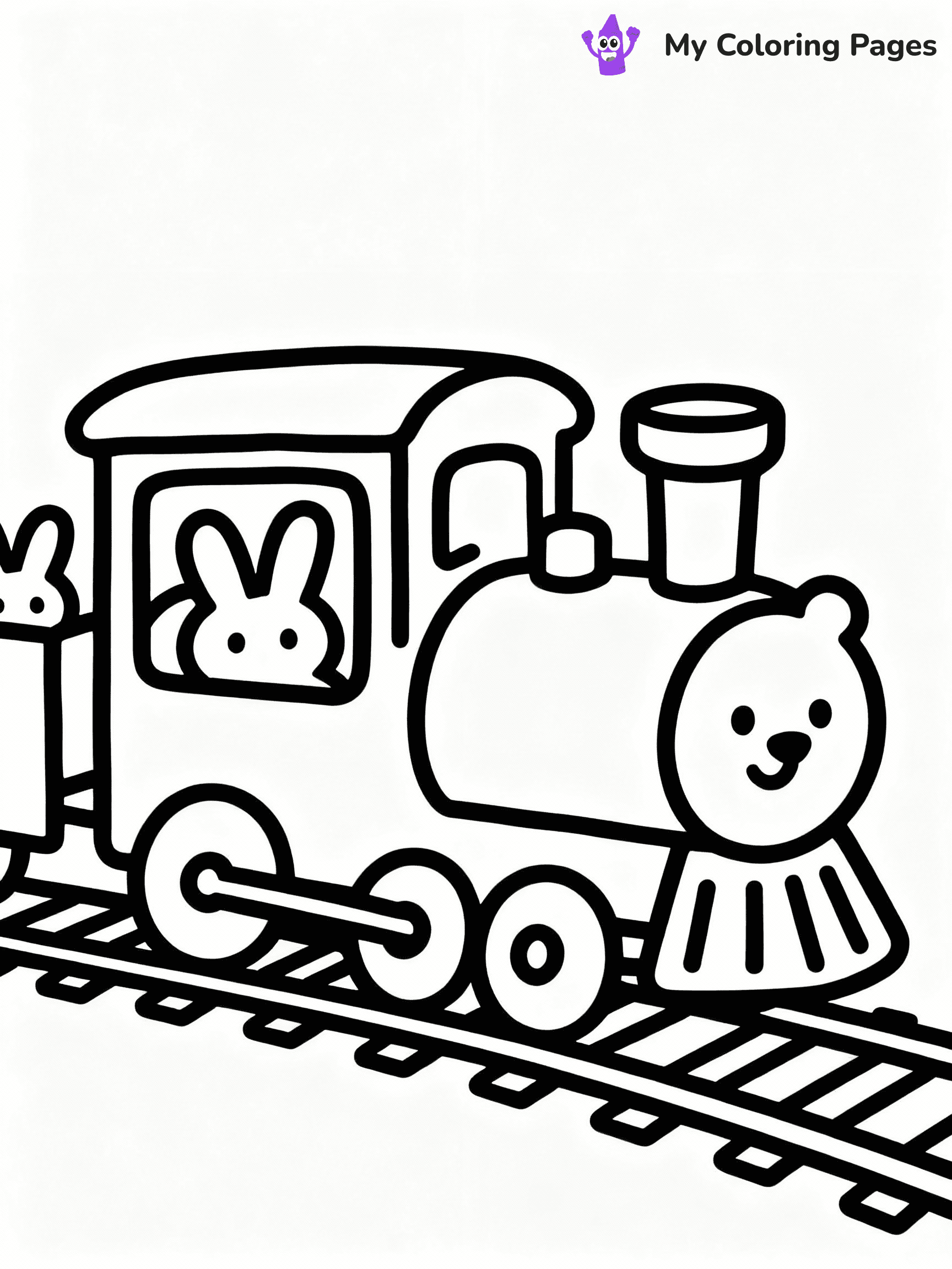 ⚠️ CRITICAL REQUIREMENT - ABSOLUTE BLACK AND WHITE ONLY ⚠️
This MUST be a BLACK AND WHITE line drawing ONLY. NO COLORS whatsoever.
- ONLY pure black lines (#000000) on pure white background (#FFFFFF)
- ABSOLUTELY NO colors, NO shading, NO gradients, NO grayscale
- If there are ANY colors in the output, the image is REJECTED
- This is a COLORING PAGE - meant to be COLORED IN by children
- The output must be UNCOLORED line art ready for coloring
⚠️ SUBJECT TO DRAW: Cartoon train with playful animals, bunnies and bears, in whimsical style, chugging along a track
(REMEMBER: Output must be BLACK AND WHITE line art only, NOT colored!)
# COLORING PAGE: BLACK OUTLINES ONLY - WHITE BACKGROUND MANDATORY
Create a **coloring book page** using EXACTLY two values: black lines, white space.
## NON-NEGOTIABLE BINARY RULES
- **ONLY #000000 (black) and #FFFFFF (white)** - NO other values exist
- **EVERY PIXEL = BLACK OR WHITE** - no gray/shading/antialiasing
- **WHITE BACKGROUND MANDATORY** - entire canvas stays white
- **ALL SHAPES HOLLOW** - everything is empty outlines waiting to be colored
- **FORBIDDEN:** fills, shading, gradients, patterns, textures, colors
- **NO SOLID REGIONS** - if it's not a thin line, it's wrong
## Universal Line Standards
- Black outlines ONLY - thin, uniform weight
- Every shape completely empty inside
- Closed contours suitable for coloring
- Simple flat illustration - zero depth/3D/realism
- **Style:** Whimsical Doodle Art Alley - rounded, friendly outlines (unless specified)
## Everything = Outline Only
- Characters/animals: hollow shapes
- Objects/clothing: empty contours
- Backgrounds/scenery: line work only
- Natural elements: outlined forms
- Dark/night areas: don't exist (use outlined symbols)
- Textures/patterns: convert to simple lines
## The Test
Can a child color EVERY white space with crayons? If any area is pre-filled/shaded/gray or colored in, it FAILS. Every shape must be waiting to receive color.
**FINAL OUTPUT**: Binary coloring page. Black lines define shapes. White spaces ready for coloring. Nothing else exists. No exceptions. Print-ready.
⚠️ FINAL REMINDER: Draw the subject "Cartoon train with playful animals, bunnies and bears, in whimsical style, chugging along a track" as BLACK AND WHITE line art. Zero colors in output.