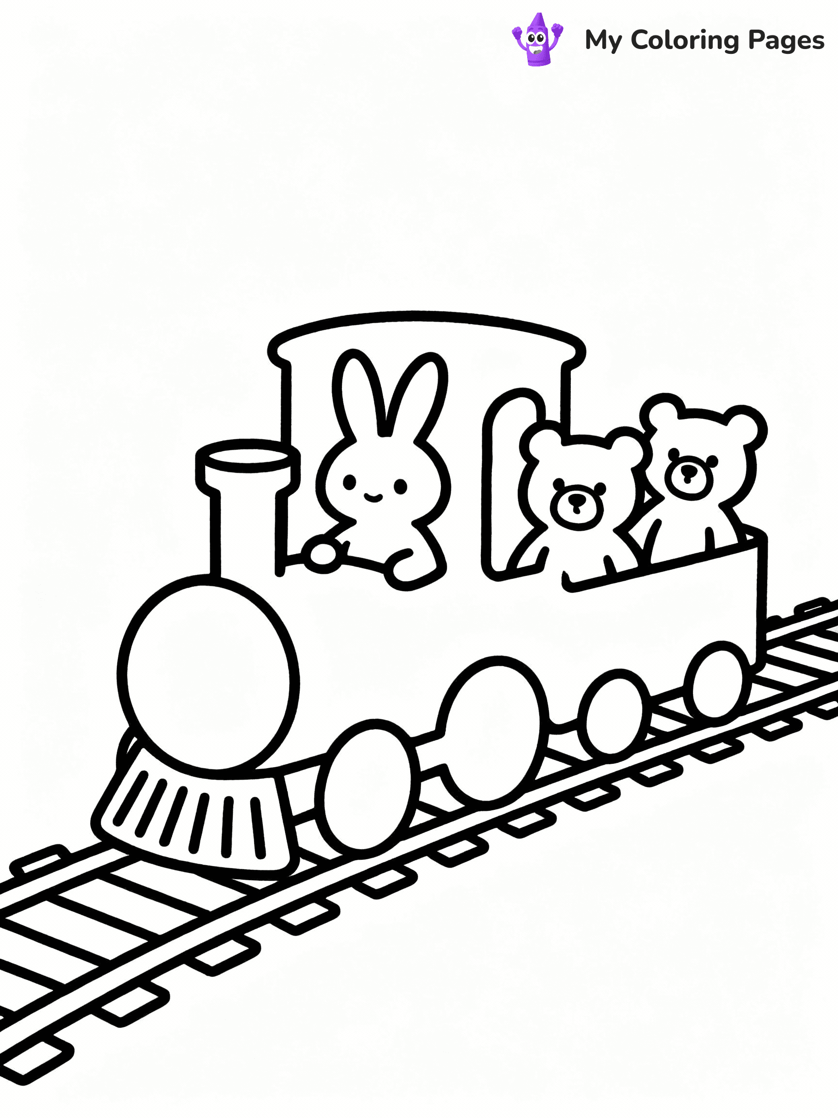 ⚠️ CRITICAL REQUIREMENT - ABSOLUTE BLACK AND WHITE ONLY ⚠️
This MUST be a BLACK AND WHITE line drawing ONLY. NO COLORS whatsoever.
- ONLY pure black lines (#000000) on pure white background (#FFFFFF)
- ABSOLUTELY NO colors, NO shading, NO gradients, NO grayscale
- If there are ANY colors in the output, the image is REJECTED
- This is a COLORING PAGE - meant to be COLORED IN by children
- The output must be UNCOLORED line art ready for coloring
⚠️ SUBJECT TO DRAW: Cartoon train with playful animals, bunnies and bears, in whimsical style, chugging along a track
(REMEMBER: Output must be BLACK AND WHITE line art only, NOT colored!)
# COLORING PAGE: BLACK OUTLINES ONLY - WHITE BACKGROUND MANDATORY
Create a **coloring book page** using EXACTLY two values: black lines, white space.
## NON-NEGOTIABLE BINARY RULES
- **ONLY #000000 (black) and #FFFFFF (white)** - NO other values exist
- **EVERY PIXEL = BLACK OR WHITE** - no gray/shading/antialiasing
- **WHITE BACKGROUND MANDATORY** - entire canvas stays white
- **ALL SHAPES HOLLOW** - everything is empty outlines waiting to be colored
- **FORBIDDEN:** fills, shading, gradients, patterns, textures, colors
- **NO SOLID REGIONS** - if it's not a thin line, it's wrong
## Universal Line Standards
- Black outlines ONLY - thin, uniform weight
- Every shape completely empty inside
- Closed contours suitable for coloring
- Simple flat illustration - zero depth/3D/realism
- **Style:** Whimsical Doodle Art Alley - rounded, friendly outlines (unless specified)
## Everything = Outline Only
- Characters/animals: hollow shapes
- Objects/clothing: empty contours
- Backgrounds/scenery: line work only
- Natural elements: outlined forms
- Dark/night areas: don't exist (use outlined symbols)
- Textures/patterns: convert to simple lines
## The Test
Can a child color EVERY white space with crayons? If any area is pre-filled/shaded/gray or colored in, it FAILS. Every shape must be waiting to receive color.
**FINAL OUTPUT**: Binary coloring page. Black lines define shapes. White spaces ready for coloring. Nothing else exists. No exceptions. Print-ready.
⚠️ FINAL REMINDER: Draw the subject "Cartoon train with playful animals, bunnies and bears, in whimsical style, chugging along a track" as BLACK AND WHITE line art. Zero colors in output.