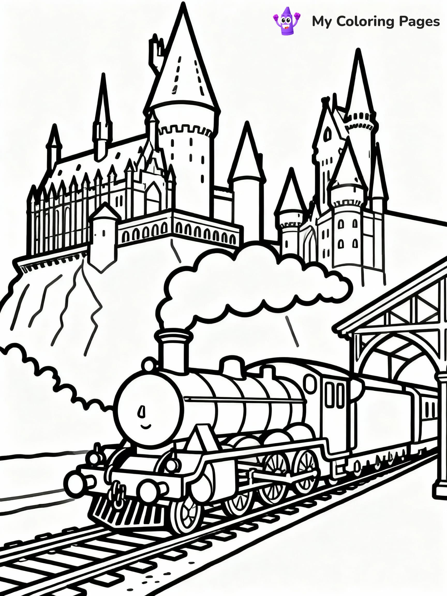 Train Coloring Pages - 23