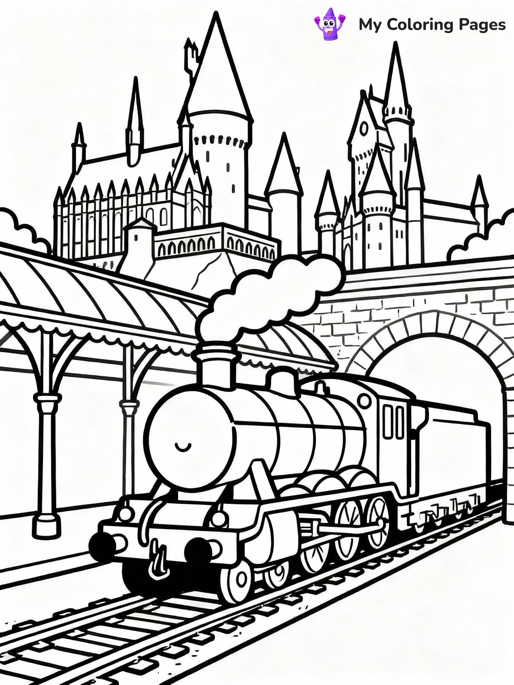 Train Coloring Pages - 22