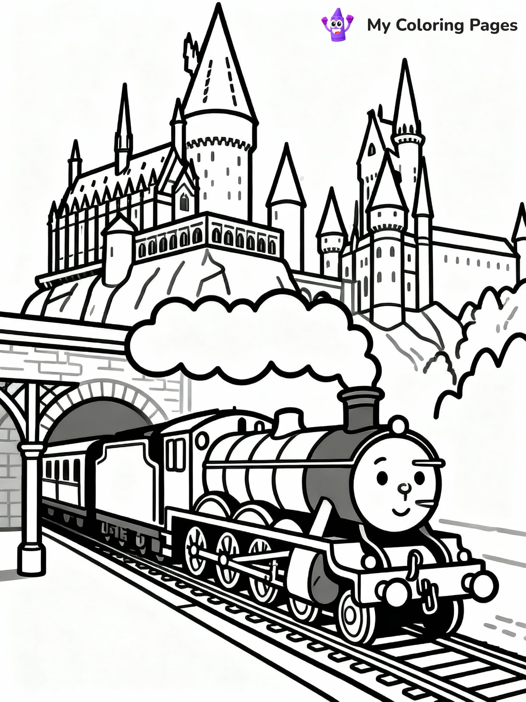 Train Coloring Pages - 21