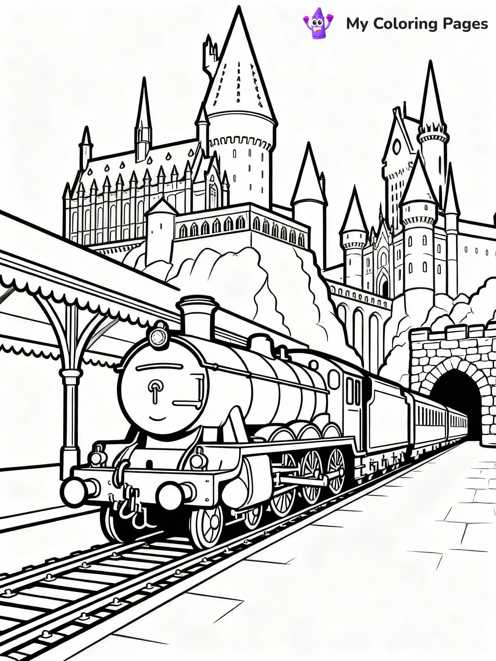 Train Coloring Pages - 20