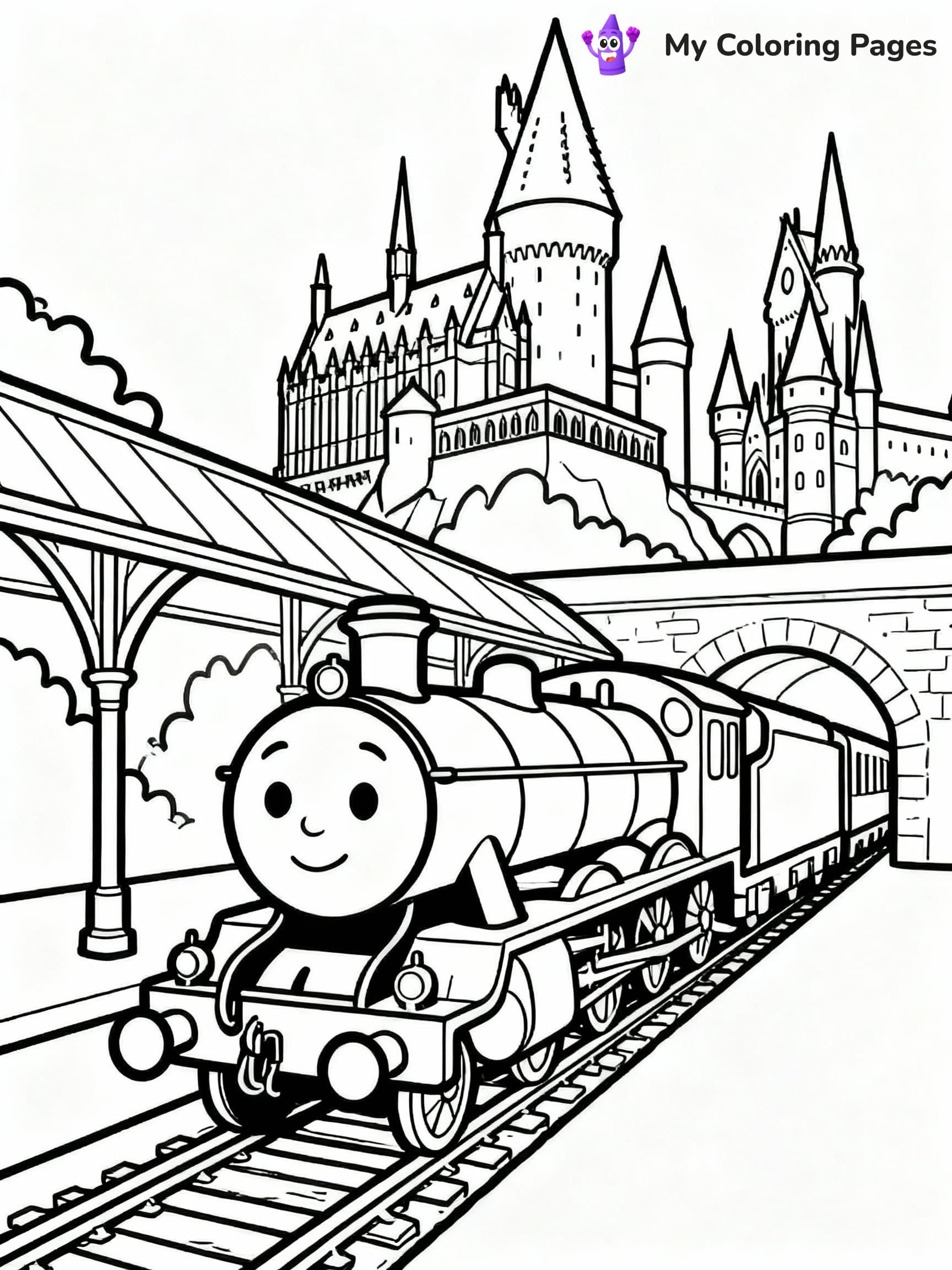 Train Coloring Pages - 18