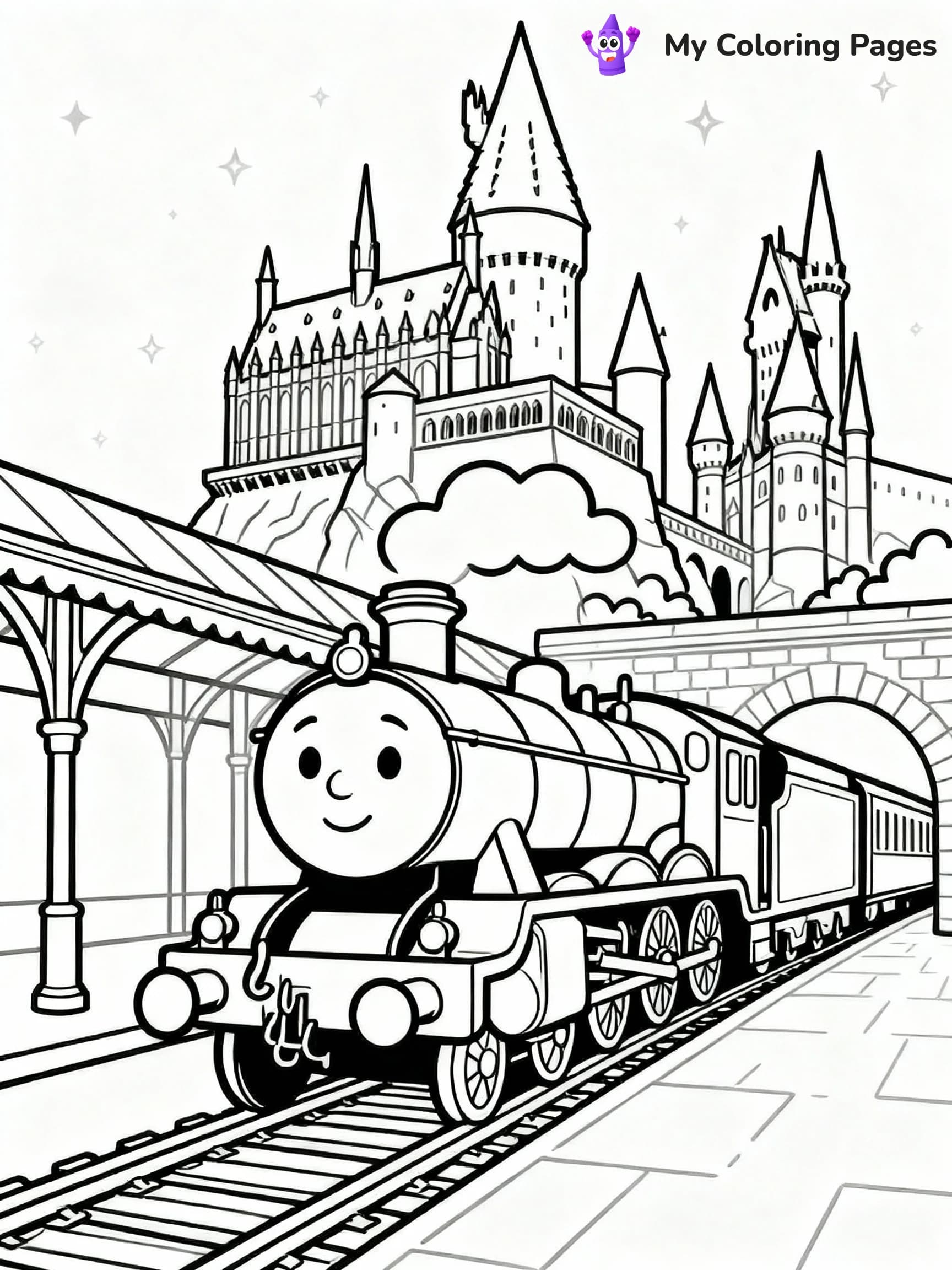 Train Coloring Pages - 17