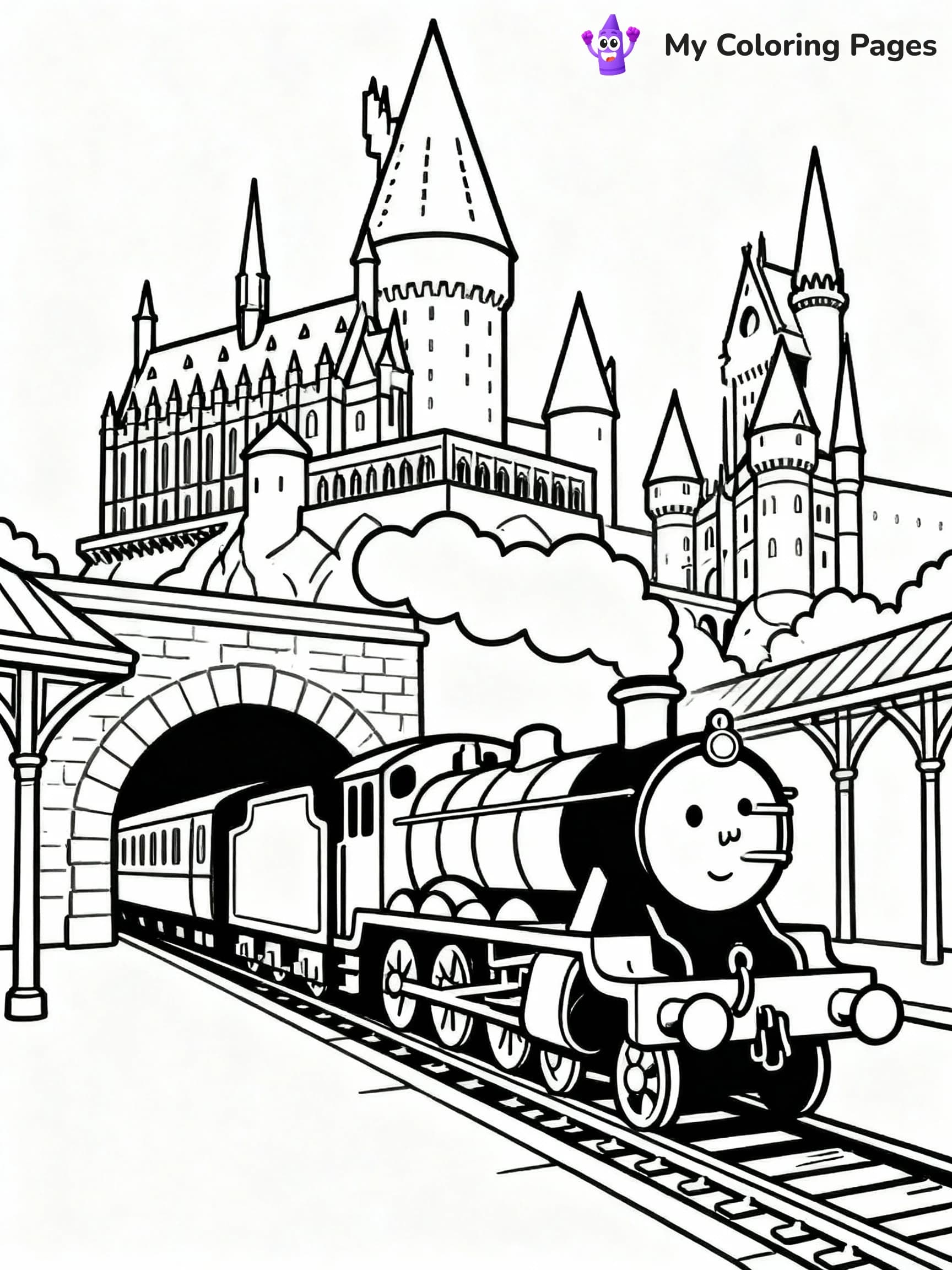 Train Coloring Pages - 16