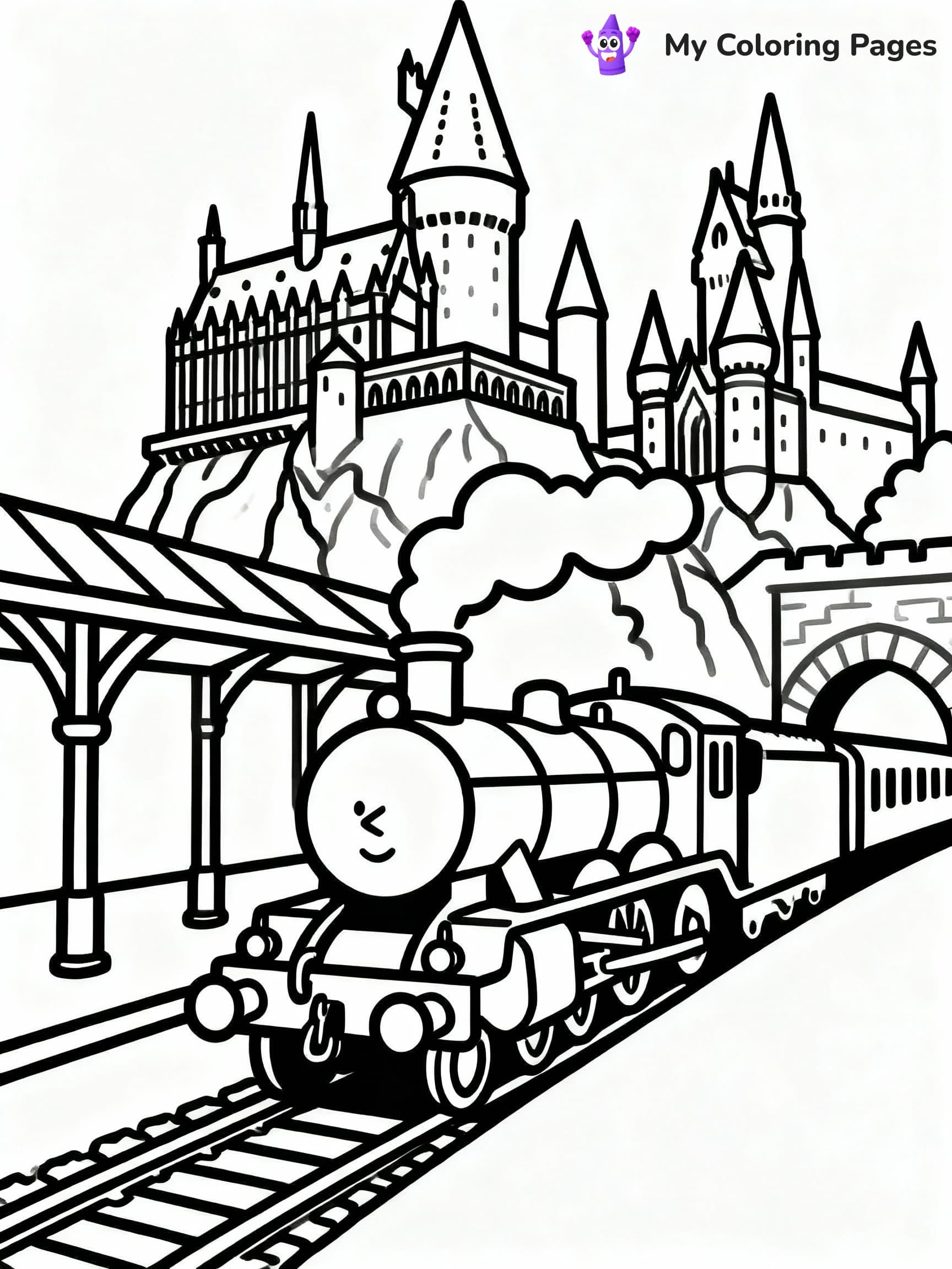 Train Coloring Pages - 15