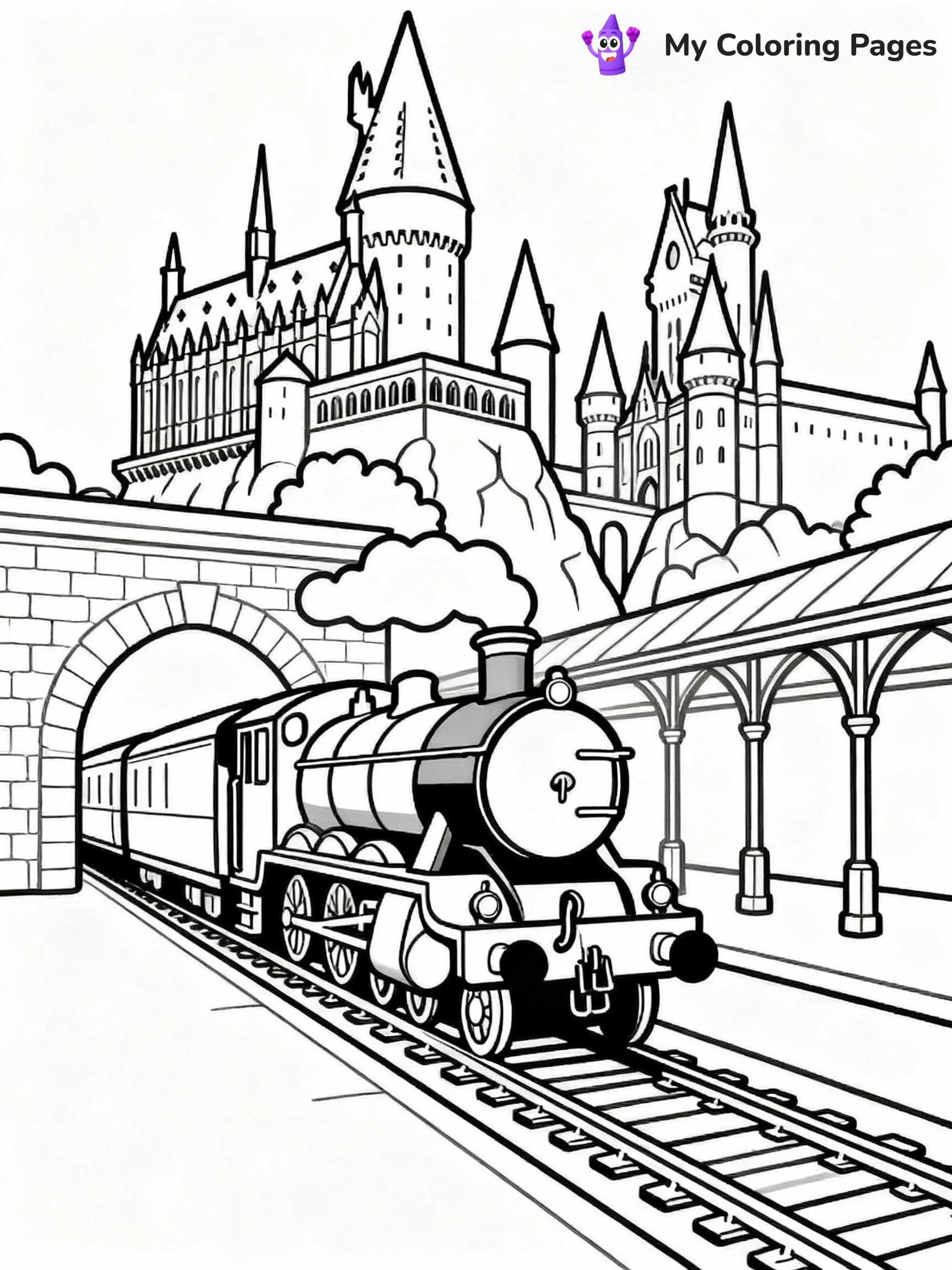 Train Coloring Pages - 14