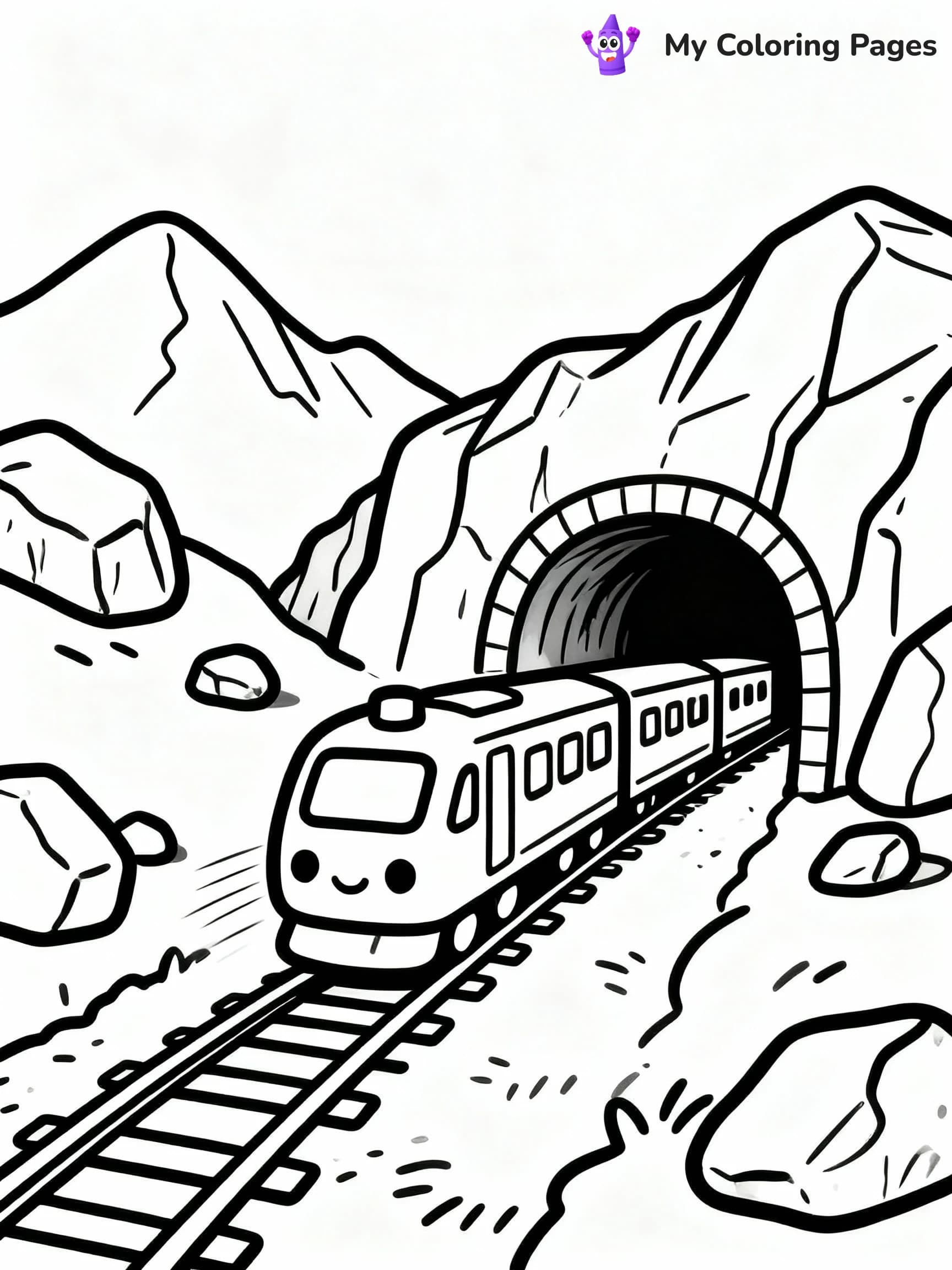 Train Coloring Pages - 11