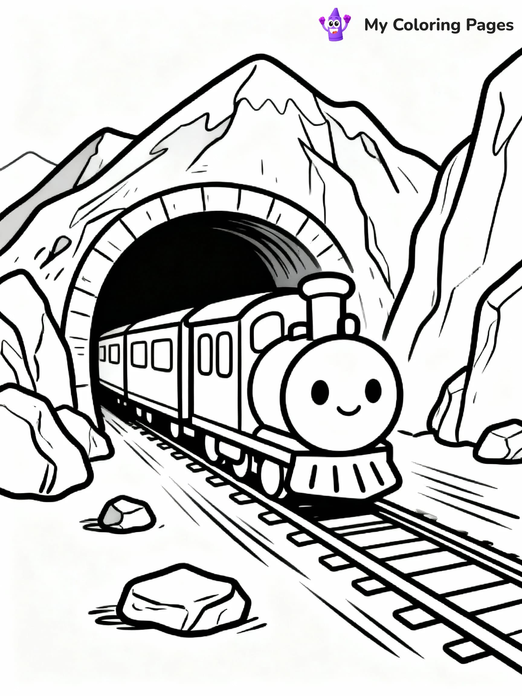 Train Coloring Pages - 10