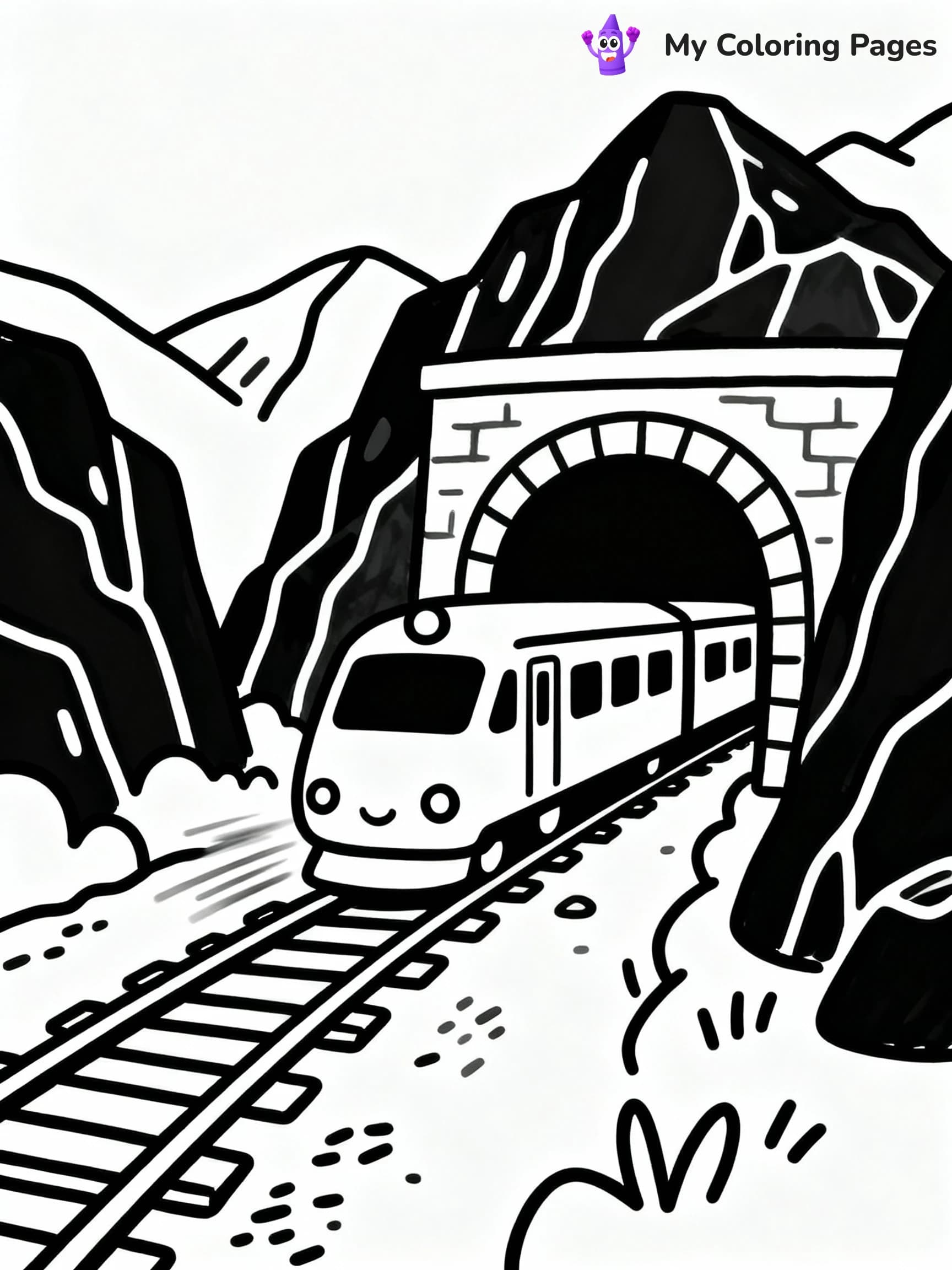 Train Coloring Pages - 8