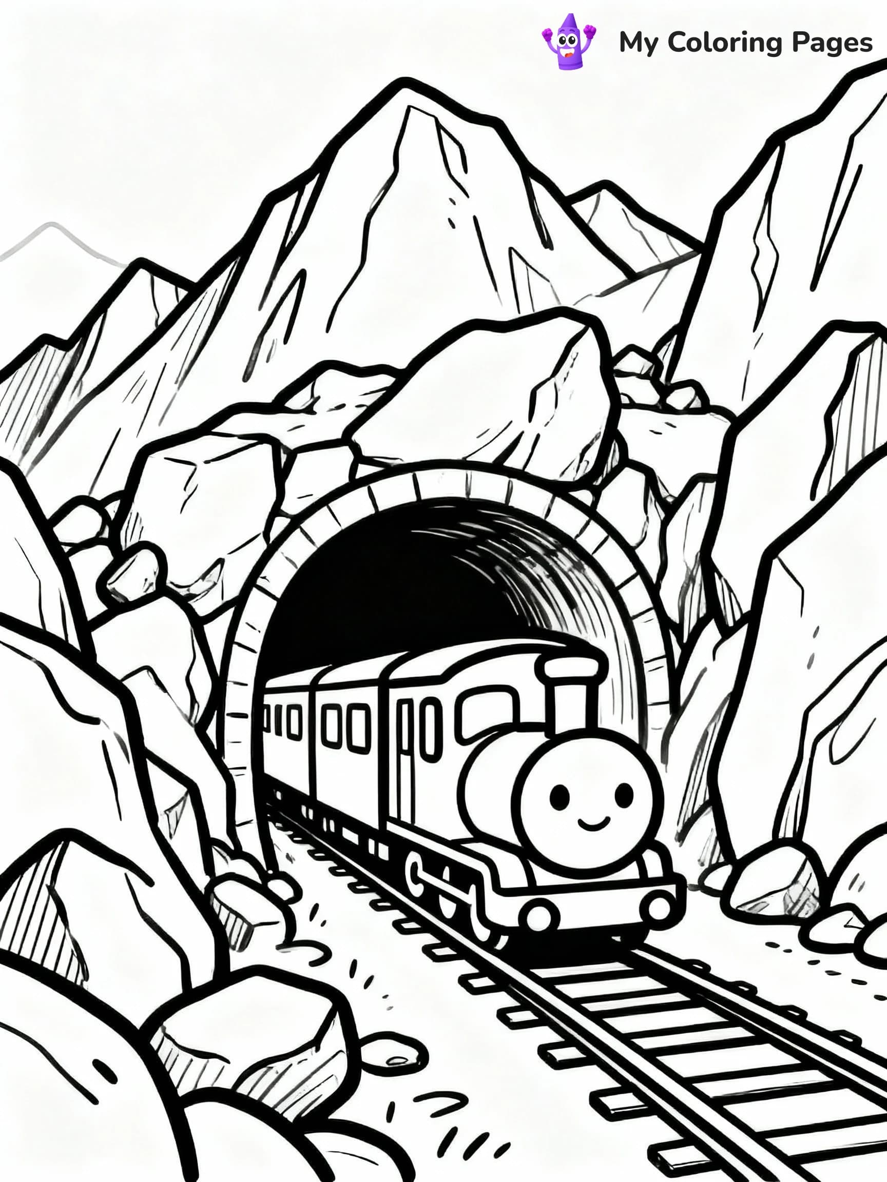 Train Coloring Pages - 7