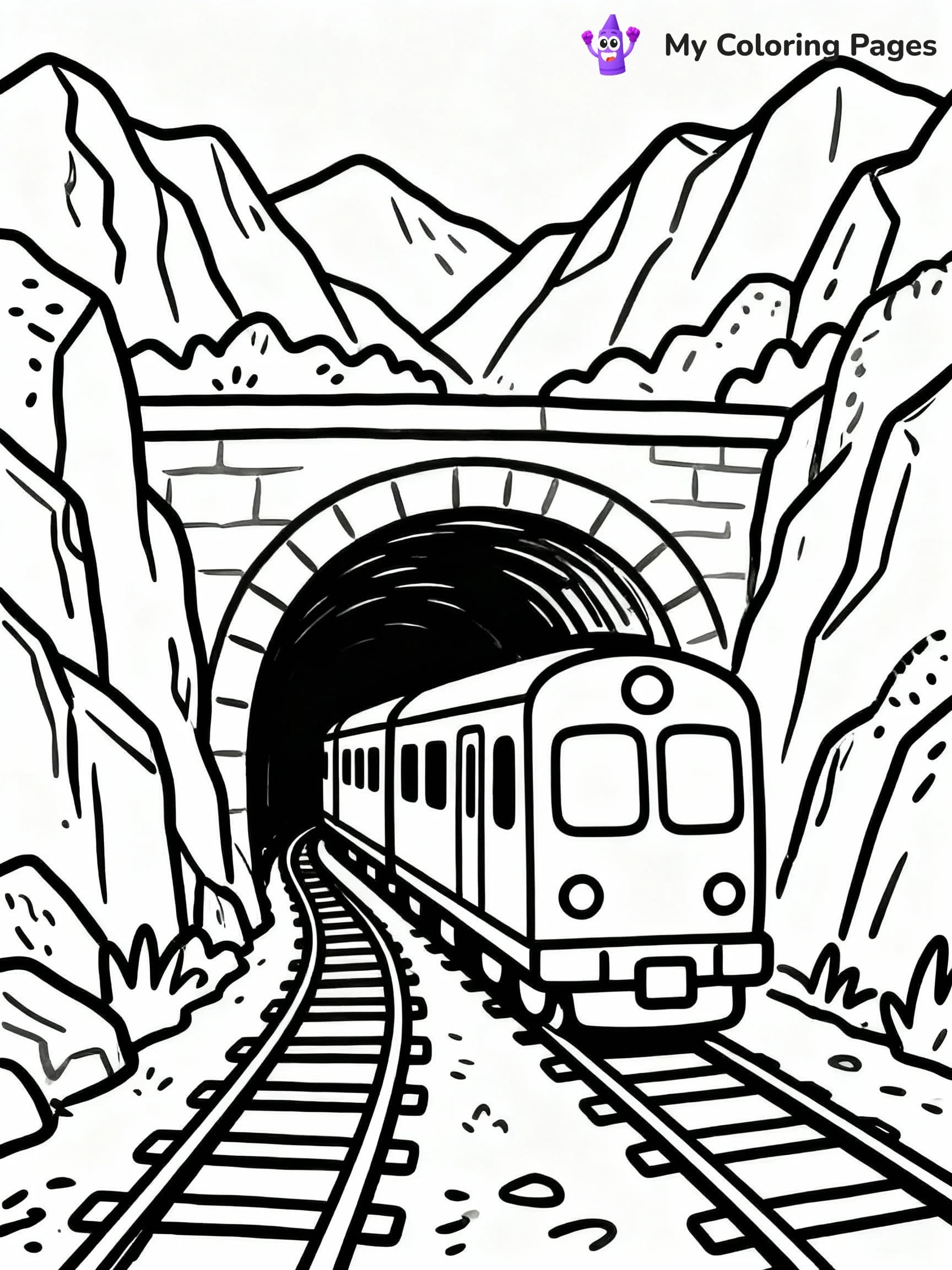 Train Coloring Pages - 6