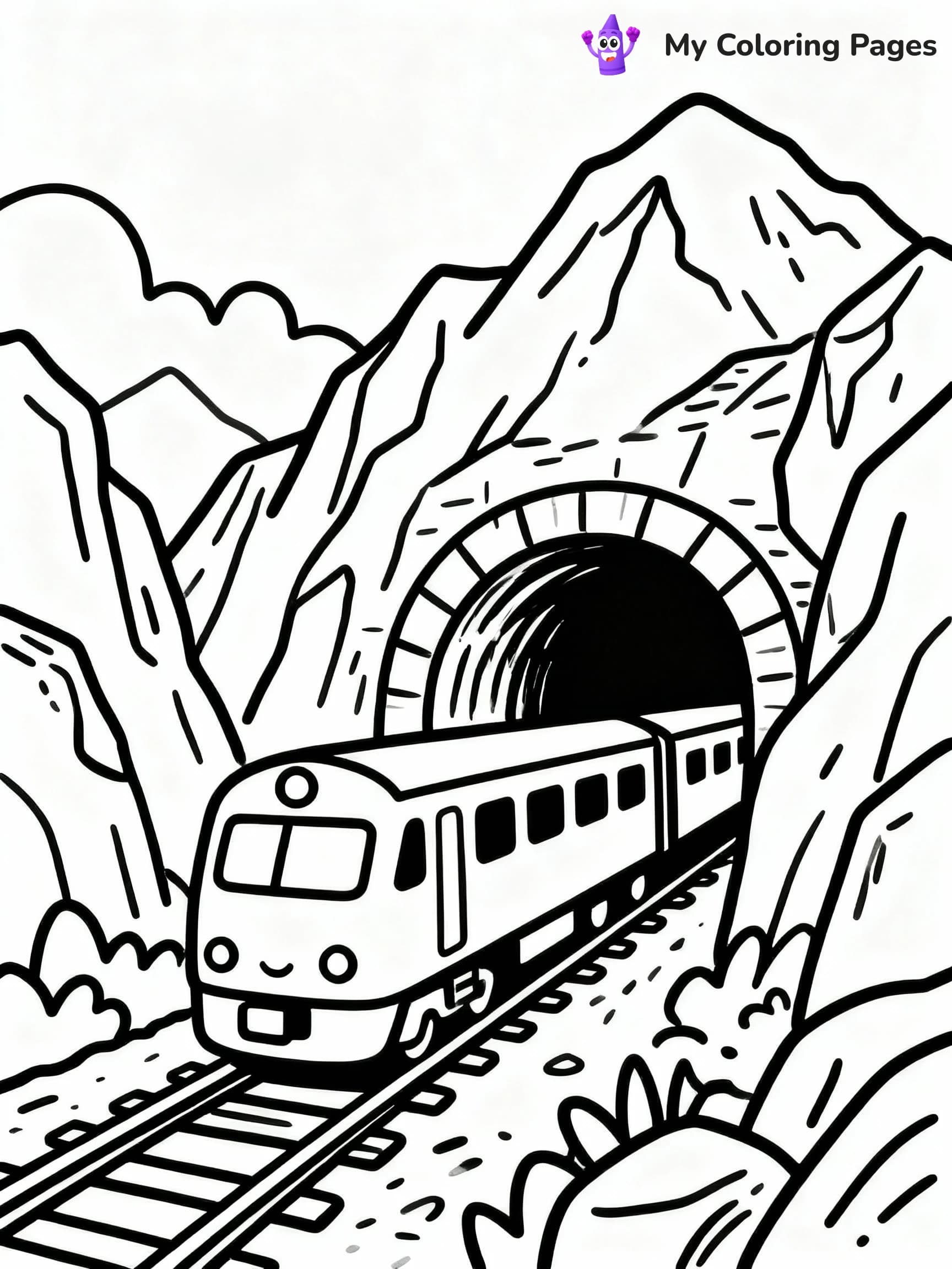 Train Coloring Pages - 4