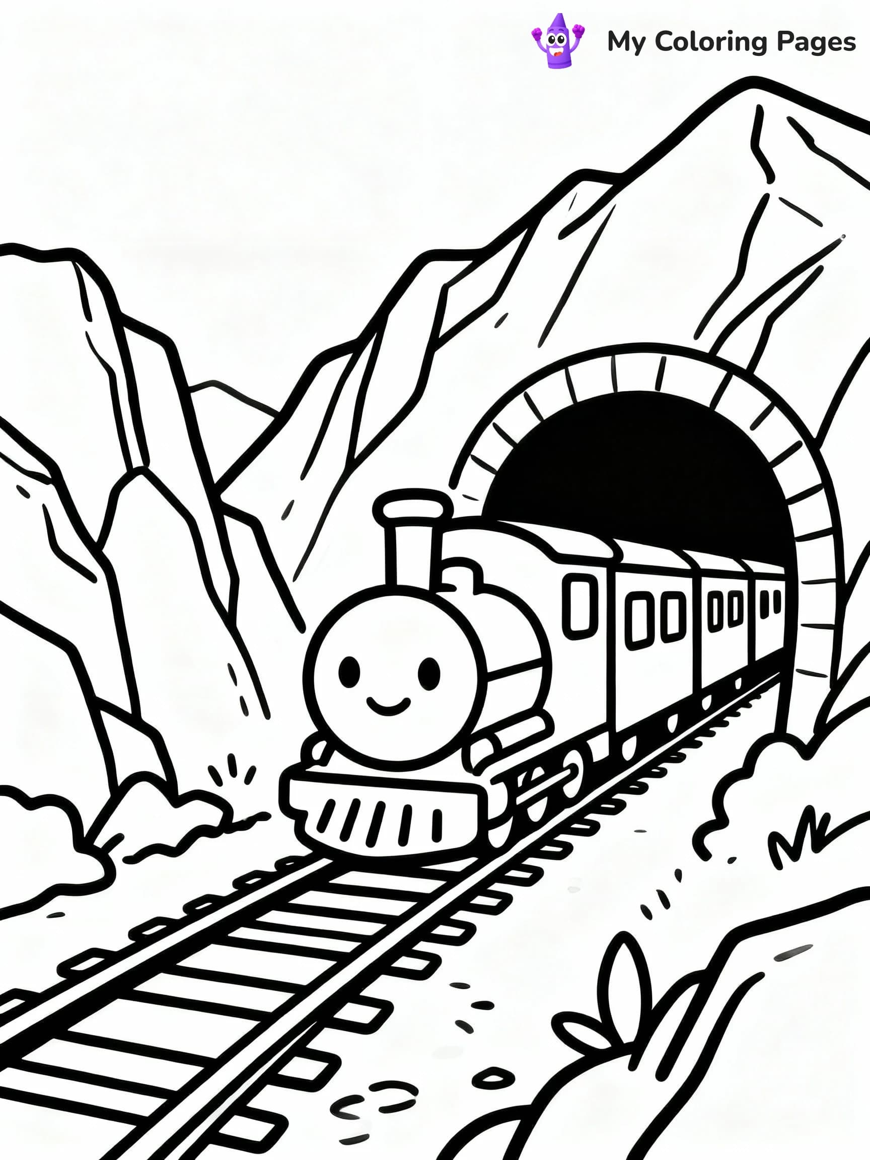 Train Coloring Pages - 3
