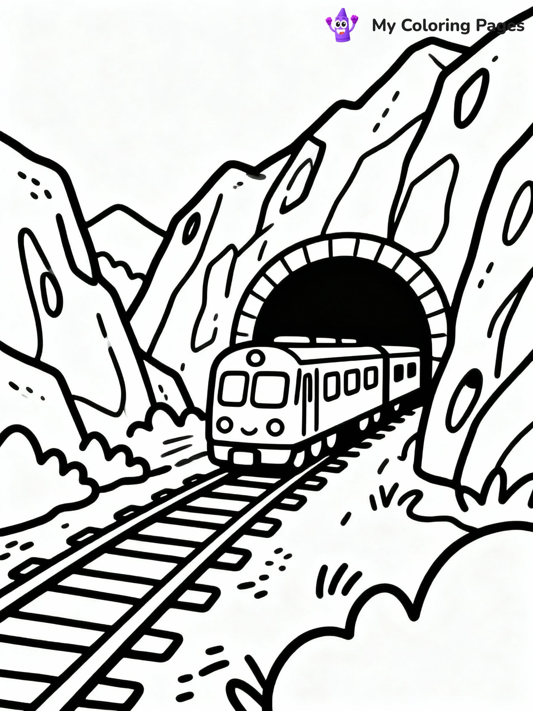 Train Coloring Pages - 2