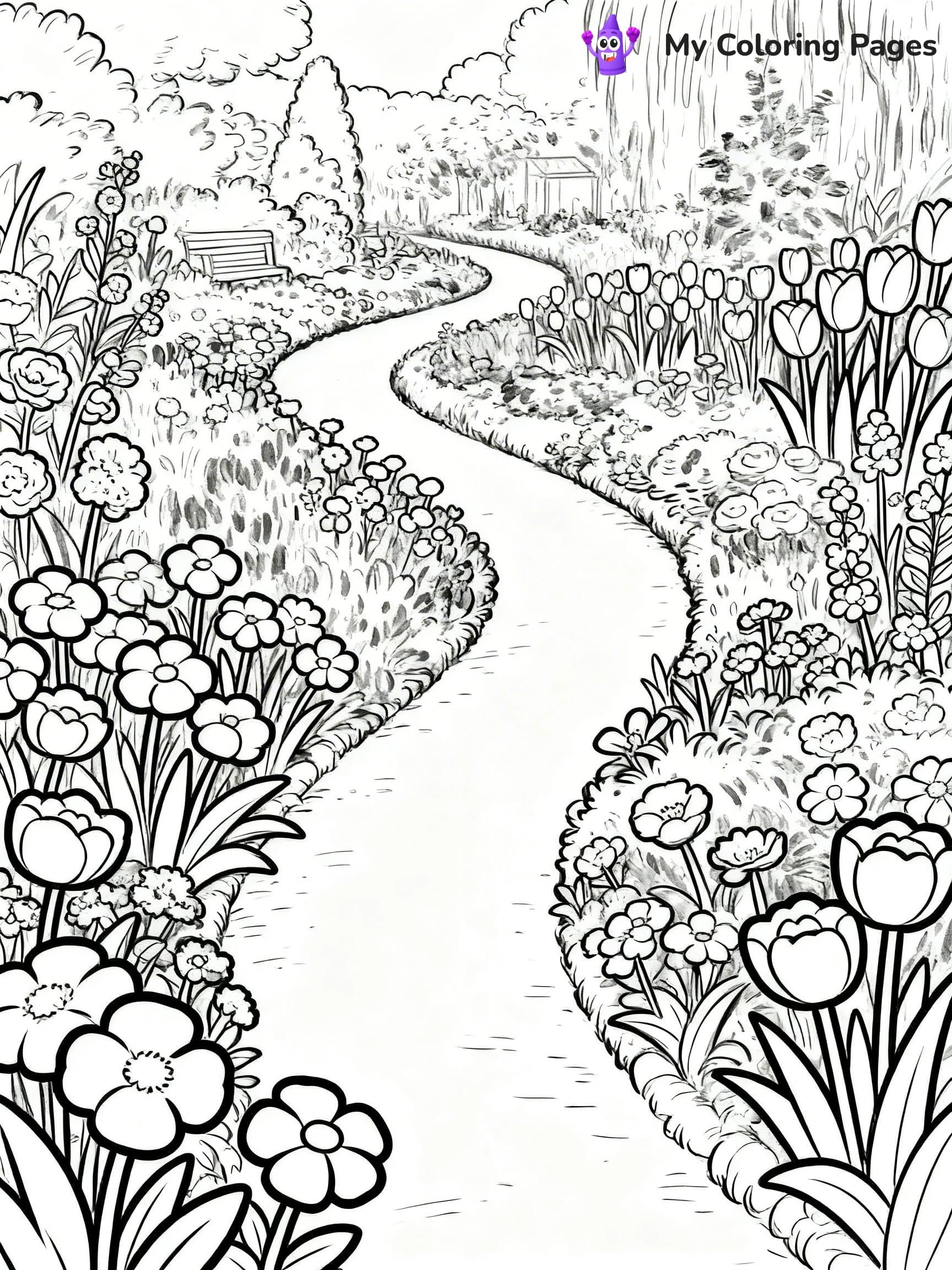 Monet Coloring Pages - 1