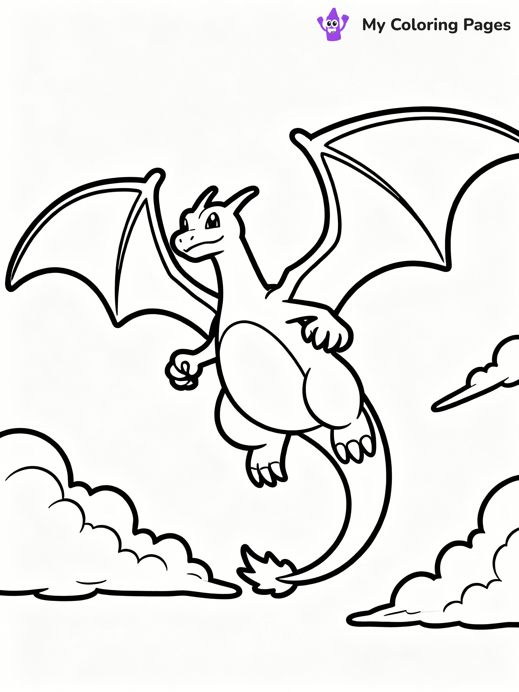 ⚠️ CRITICAL REQUIREMENT - ABSOLUTE BLACK AND WHITE ONLY ⚠️
This MUST be a BLACK AND WHITE line drawing ONLY. NO COLORS whatsoever.
- ONLY pure black lines (#000000) on pure white background (#FFFFFF)
- ABSOLUTELY NO colors, NO shading, NO gradients, NO grayscale
- If there are ANY colors in the output, the image is REJECTED
- This is a COLORING PAGE - meant to be COLORED IN by children
- The output must be UNCOLORED line art ready for coloring
⚠️ SUBJECT TO DRAW: Mega Charizard Y from Pokémon in classic Pokémon style, soaring through the sky, wings spread wide
(REMEMBER: Output must be BLACK AND WHITE line art only, NOT colored!)
# COLORING PAGE: BLACK OUTLINES ONLY - WHITE BACKGROUND MANDATORY
Create a **coloring book page** using EXACTLY two values: black lines, white space.
## NON-NEGOTIABLE BINARY RULES
- **ONLY #000000 (black) and #FFFFFF (white)** - NO other values exist
- **EVERY PIXEL = BLACK OR WHITE** - no gray/shading/antialiasing
- **WHITE BACKGROUND MANDATORY** - entire canvas stays white
- **ALL SHAPES HOLLOW** - everything is empty outlines waiting to be colored
- **FORBIDDEN:** fills, shading, gradients, patterns, textures, colors
- **NO SOLID REGIONS** - if it's not a thin line, it's wrong
## Universal Line Standards
- Black outlines ONLY - thin, uniform weight
- Every shape completely empty inside
- Closed contours suitable for coloring
- Simple flat illustration - zero depth/3D/realism
- **Style:** Whimsical Doodle Art Alley - rounded, friendly outlines (unless specified)
## Everything = Outline Only
- Characters/animals: hollow shapes
- Objects/clothing: empty contours
- Backgrounds/scenery: line work only
- Natural elements: outlined forms
- Dark/night areas: don't exist (use outlined symbols)
- Textures/patterns: convert to simple lines
## The Test
Can a child color EVERY white space with crayons? If any area is pre-filled/shaded/gray or colored in, it FAILS. Every shape must be waiting to receive color.
**FINAL OUTPUT**: Binary coloring page. Black lines define shapes. White spaces ready for coloring. Nothing else exists. No exceptions. Print-ready.
⚠️ FINAL REMINDER: Draw the subject "Mega Charizard Y from Pokémon in classic Pokémon style, soaring through the sky, wings spread wide" as BLACK AND WHITE line art. Zero colors in output.
