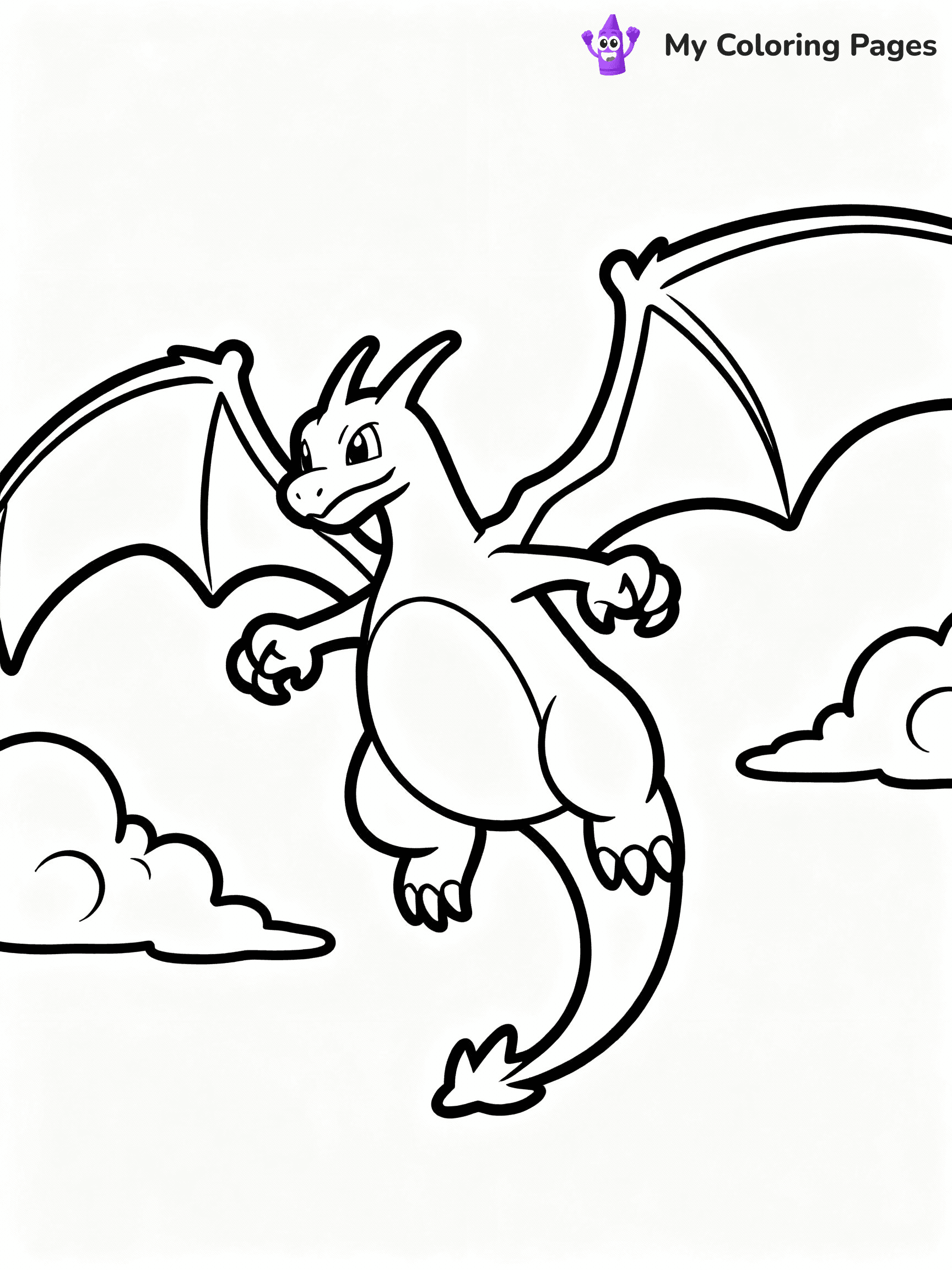 ⚠️ CRITICAL REQUIREMENT - ABSOLUTE BLACK AND WHITE ONLY ⚠️
This MUST be a BLACK AND WHITE line drawing ONLY. NO COLORS whatsoever.
- ONLY pure black lines (#000000) on pure white background (#FFFFFF)
- ABSOLUTELY NO colors, NO shading, NO gradients, NO grayscale
- If there are ANY colors in the output, the image is REJECTED
- This is a COLORING PAGE - meant to be COLORED IN by children
- The output must be UNCOLORED line art ready for coloring
⚠️ SUBJECT TO DRAW: Mega Charizard Y from Pokémon in classic Pokémon style, soaring through the sky, wings spread wide
(REMEMBER: Output must be BLACK AND WHITE line art only, NOT colored!)
# COLORING PAGE: BLACK OUTLINES ONLY - WHITE BACKGROUND MANDATORY
Create a **coloring book page** using EXACTLY two values: black lines, white space.
## NON-NEGOTIABLE BINARY RULES
- **ONLY #000000 (black) and #FFFFFF (white)** - NO other values exist
- **EVERY PIXEL = BLACK OR WHITE** - no gray/shading/antialiasing
- **WHITE BACKGROUND MANDATORY** - entire canvas stays white
- **ALL SHAPES HOLLOW** - everything is empty outlines waiting to be colored
- **FORBIDDEN:** fills, shading, gradients, patterns, textures, colors
- **NO SOLID REGIONS** - if it's not a thin line, it's wrong
## Universal Line Standards
- Black outlines ONLY - thin, uniform weight
- Every shape completely empty inside
- Closed contours suitable for coloring
- Simple flat illustration - zero depth/3D/realism
- **Style:** Whimsical Doodle Art Alley - rounded, friendly outlines (unless specified)
## Everything = Outline Only
- Characters/animals: hollow shapes
- Objects/clothing: empty contours
- Backgrounds/scenery: line work only
- Natural elements: outlined forms
- Dark/night areas: don't exist (use outlined symbols)
- Textures/patterns: convert to simple lines
## The Test
Can a child color EVERY white space with crayons? If any area is pre-filled/shaded/gray or colored in, it FAILS. Every shape must be waiting to receive color.
**FINAL OUTPUT**: Binary coloring page. Black lines define shapes. White spaces ready for coloring. Nothing else exists. No exceptions. Print-ready.
⚠️ FINAL REMINDER: Draw the subject "Mega Charizard Y from Pokémon in classic Pokémon style, soaring through the sky, wings spread wide" as BLACK AND WHITE line art. Zero colors in output.