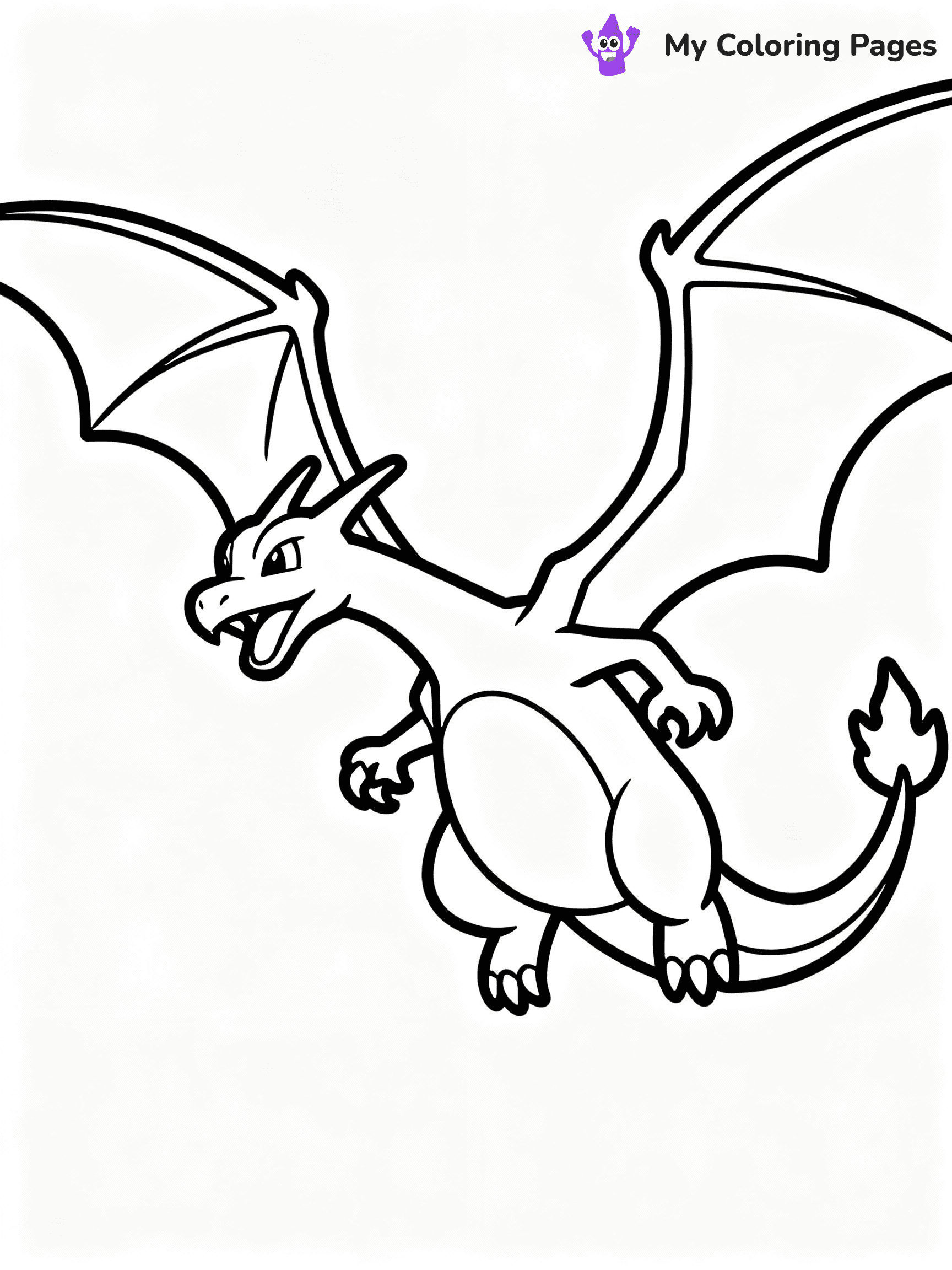 ⚠️ CRITICAL REQUIREMENT - ABSOLUTE BLACK AND WHITE ONLY ⚠️
This MUST be a BLACK AND WHITE line drawing ONLY. NO COLORS whatsoever.
- ONLY pure black lines (#000000) on pure white background (#FFFFFF)
- ABSOLUTELY NO colors, NO shading, NO gradients, NO grayscale
- If there are ANY colors in the output, the image is REJECTED
- This is a COLORING PAGE - meant to be COLORED IN by children
- The output must be UNCOLORED line art ready for coloring
⚠️ SUBJECT TO DRAW: Mega Charizard Y from Pokémon in classic Pokémon style, soaring through the sky, wings spread wide
(REMEMBER: Output must be BLACK AND WHITE line art only, NOT colored!)
# COLORING PAGE: BLACK OUTLINES ONLY - WHITE BACKGROUND MANDATORY
Create a **coloring book page** using EXACTLY two values: black lines, white space.
## NON-NEGOTIABLE BINARY RULES
- **ONLY #000000 (black) and #FFFFFF (white)** - NO other values exist
- **EVERY PIXEL = BLACK OR WHITE** - no gray/shading/antialiasing
- **WHITE BACKGROUND MANDATORY** - entire canvas stays white
- **ALL SHAPES HOLLOW** - everything is empty outlines waiting to be colored
- **FORBIDDEN:** fills, shading, gradients, patterns, textures, colors
- **NO SOLID REGIONS** - if it's not a thin line, it's wrong
## Universal Line Standards
- Black outlines ONLY - thin, uniform weight
- Every shape completely empty inside
- Closed contours suitable for coloring
- Simple flat illustration - zero depth/3D/realism
- **Style:** Whimsical Doodle Art Alley - rounded, friendly outlines (unless specified)
## Everything = Outline Only
- Characters/animals: hollow shapes
- Objects/clothing: empty contours
- Backgrounds/scenery: line work only
- Natural elements: outlined forms
- Dark/night areas: don't exist (use outlined symbols)
- Textures/patterns: convert to simple lines
## The Test
Can a child color EVERY white space with crayons? If any area is pre-filled/shaded/gray or colored in, it FAILS. Every shape must be waiting to receive color.
**FINAL OUTPUT**: Binary coloring page. Black lines define shapes. White spaces ready for coloring. Nothing else exists. No exceptions. Print-ready.
⚠️ FINAL REMINDER: Draw the subject "Mega Charizard Y from Pokémon in classic Pokémon style, soaring through the sky, wings spread wide" as BLACK AND WHITE line art. Zero colors in output.