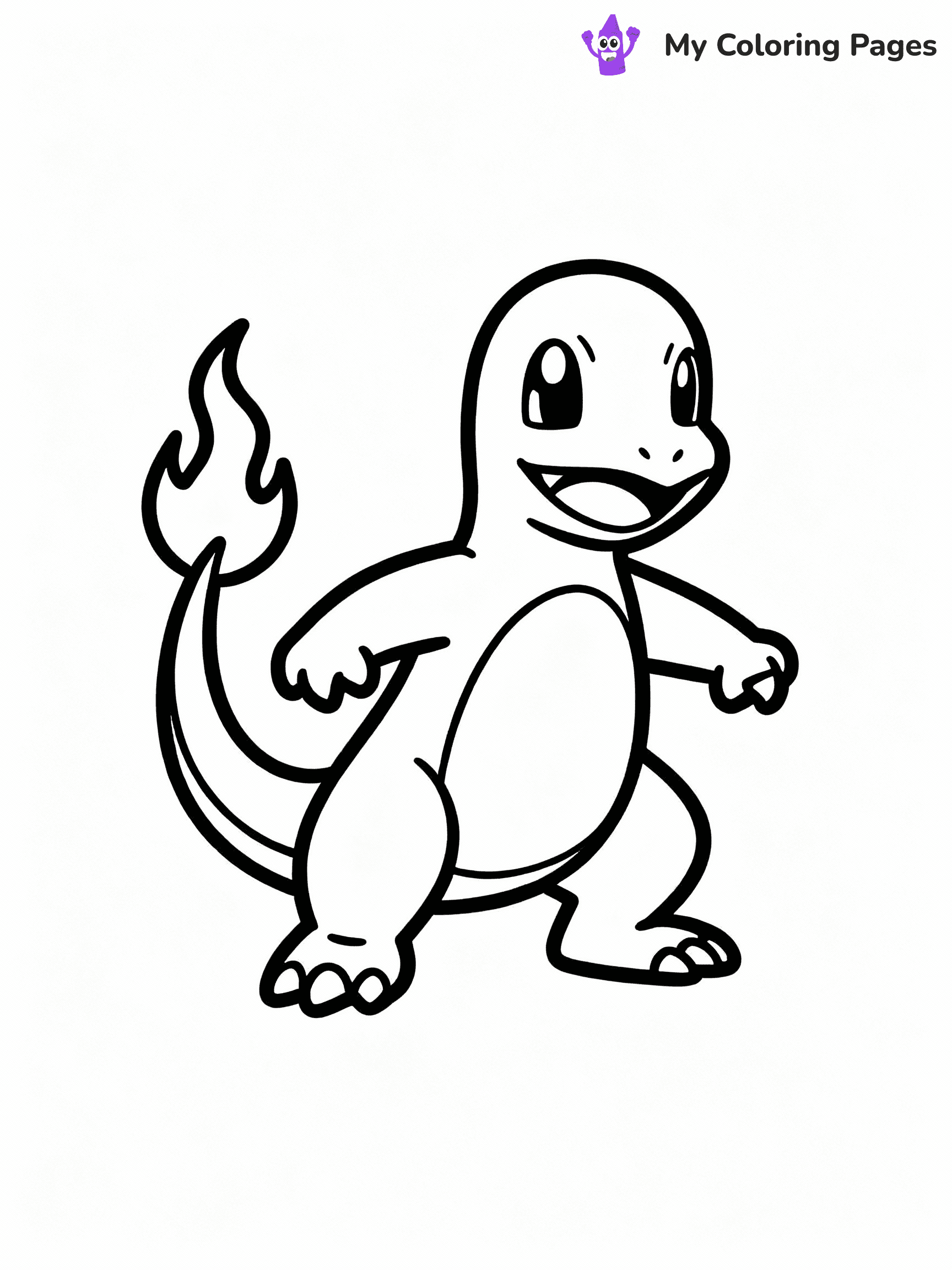 ⚠️ CRITICAL REQUIREMENT - ABSOLUTE BLACK AND WHITE ONLY ⚠️
This MUST be a BLACK AND WHITE line drawing ONLY. NO COLORS whatsoever.
- ONLY pure black lines (#000000) on pure white background (#FFFFFF)
- ABSOLUTELY NO colors, NO shading, NO gradients, NO grayscale
- If there are ANY colors in the output, the image is REJECTED
- This is a COLORING PAGE - meant to be COLORED IN by children
- The output must be UNCOLORED line art ready for coloring
⚠️ SUBJECT TO DRAW: Charmeleon from Pokémon in classic Pokémon style, ready to battle, flames flickering from tail
(REMEMBER: Output must be BLACK AND WHITE line art only, NOT colored!)
# COLORING PAGE: BLACK OUTLINES ONLY - WHITE BACKGROUND MANDATORY
Create a **coloring book page** using EXACTLY two values: black lines, white space.
## NON-NEGOTIABLE BINARY RULES
- **ONLY #000000 (black) and #FFFFFF (white)** - NO other values exist
- **EVERY PIXEL = BLACK OR WHITE** - no gray/shading/antialiasing
- **WHITE BACKGROUND MANDATORY** - entire canvas stays white
- **ALL SHAPES HOLLOW** - everything is empty outlines waiting to be colored
- **FORBIDDEN:** fills, shading, gradients, patterns, textures, colors
- **NO SOLID REGIONS** - if it's not a thin line, it's wrong
## Universal Line Standards
- Black outlines ONLY - thin, uniform weight
- Every shape completely empty inside
- Closed contours suitable for coloring
- Simple flat illustration - zero depth/3D/realism
- **Style:** Whimsical Doodle Art Alley - rounded, friendly outlines (unless specified)
## Everything = Outline Only
- Characters/animals: hollow shapes
- Objects/clothing: empty contours
- Backgrounds/scenery: line work only
- Natural elements: outlined forms
- Dark/night areas: don't exist (use outlined symbols)
- Textures/patterns: convert to simple lines
## The Test
Can a child color EVERY white space with crayons? If any area is pre-filled/shaded/gray or colored in, it FAILS. Every shape must be waiting to receive color.
**FINAL OUTPUT**: Binary coloring page. Black lines define shapes. White spaces ready for coloring. Nothing else exists. No exceptions. Print-ready.
⚠️ FINAL REMINDER: Draw the subject "Charmeleon from Pokémon in classic Pokémon style, ready to battle, flames flickering from tail" as BLACK AND WHITE line art. Zero colors in output.