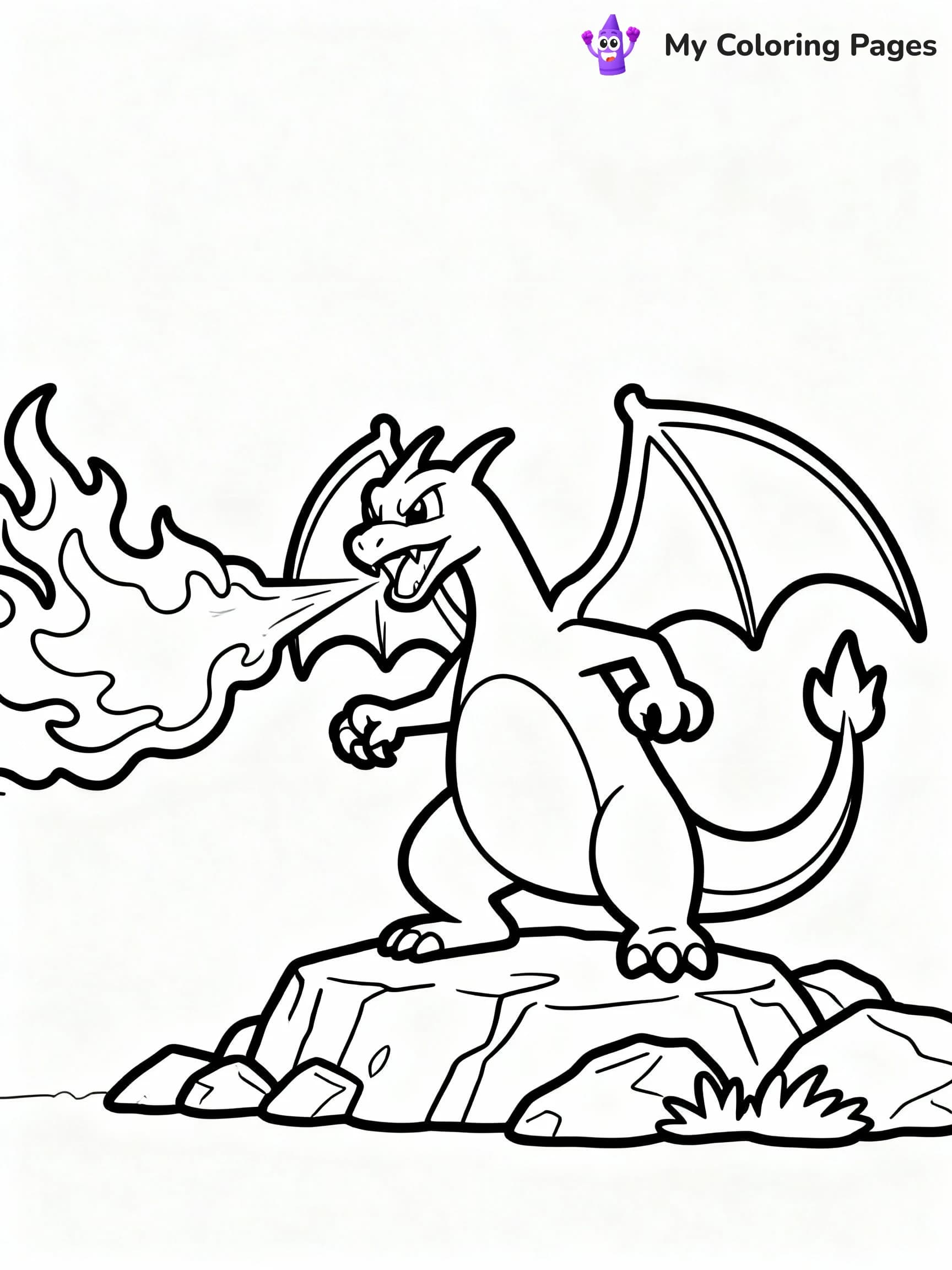 Charizard Coloring Pages - 11