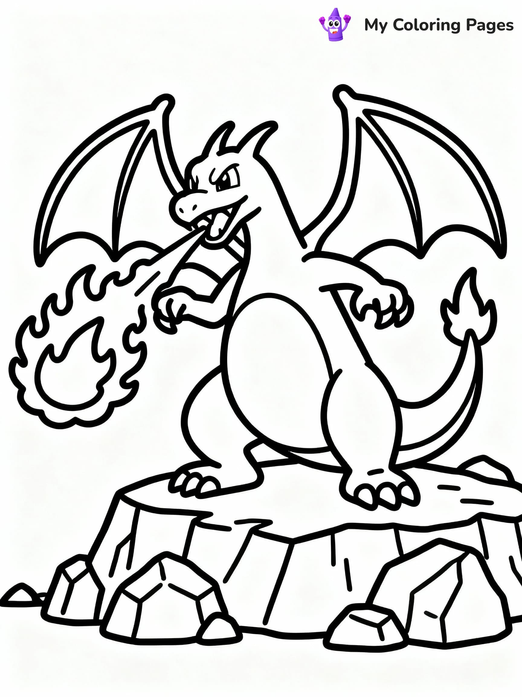 Charizard Coloring Pages - 10