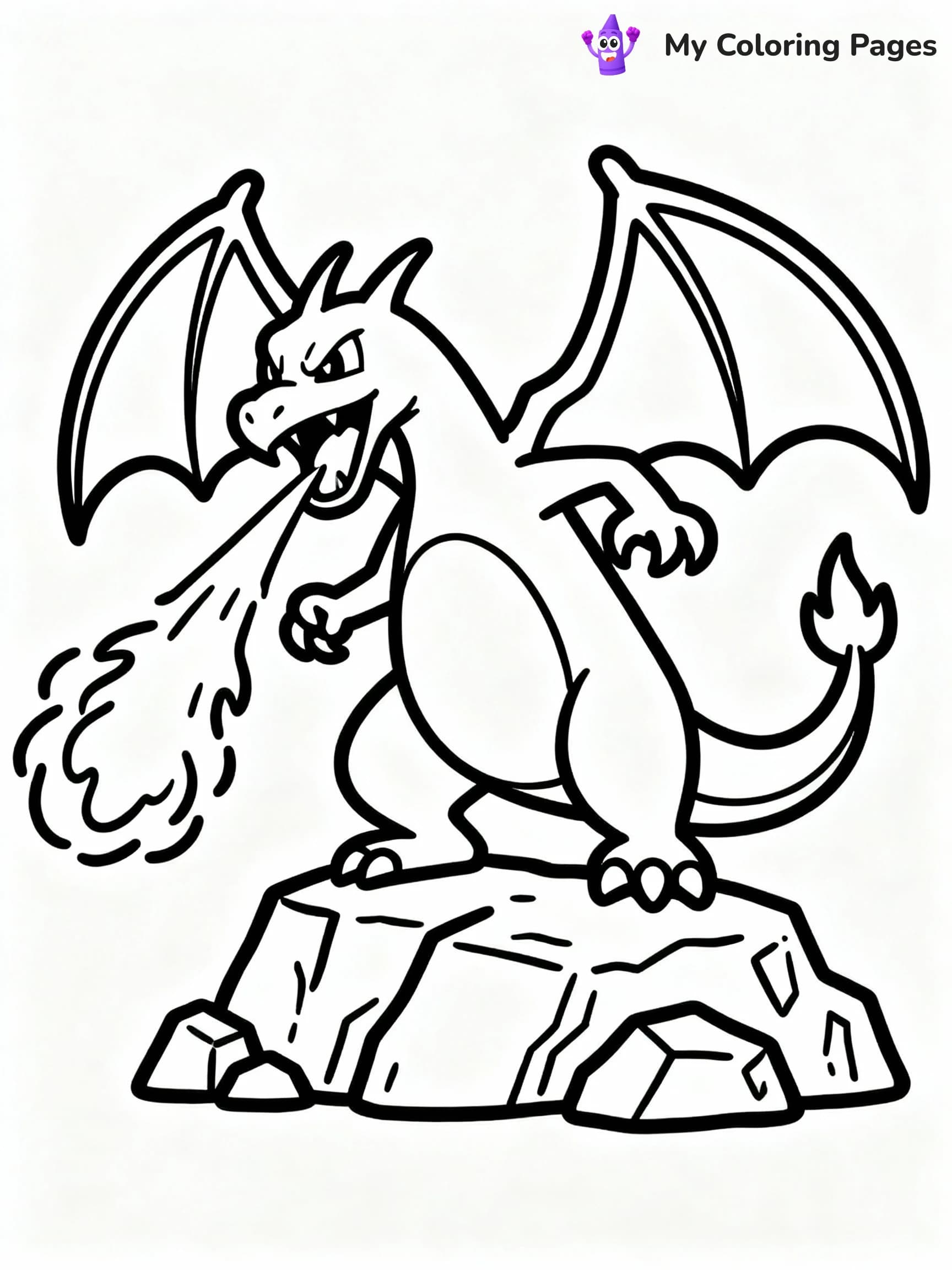 Charizard Coloring Pages - 9