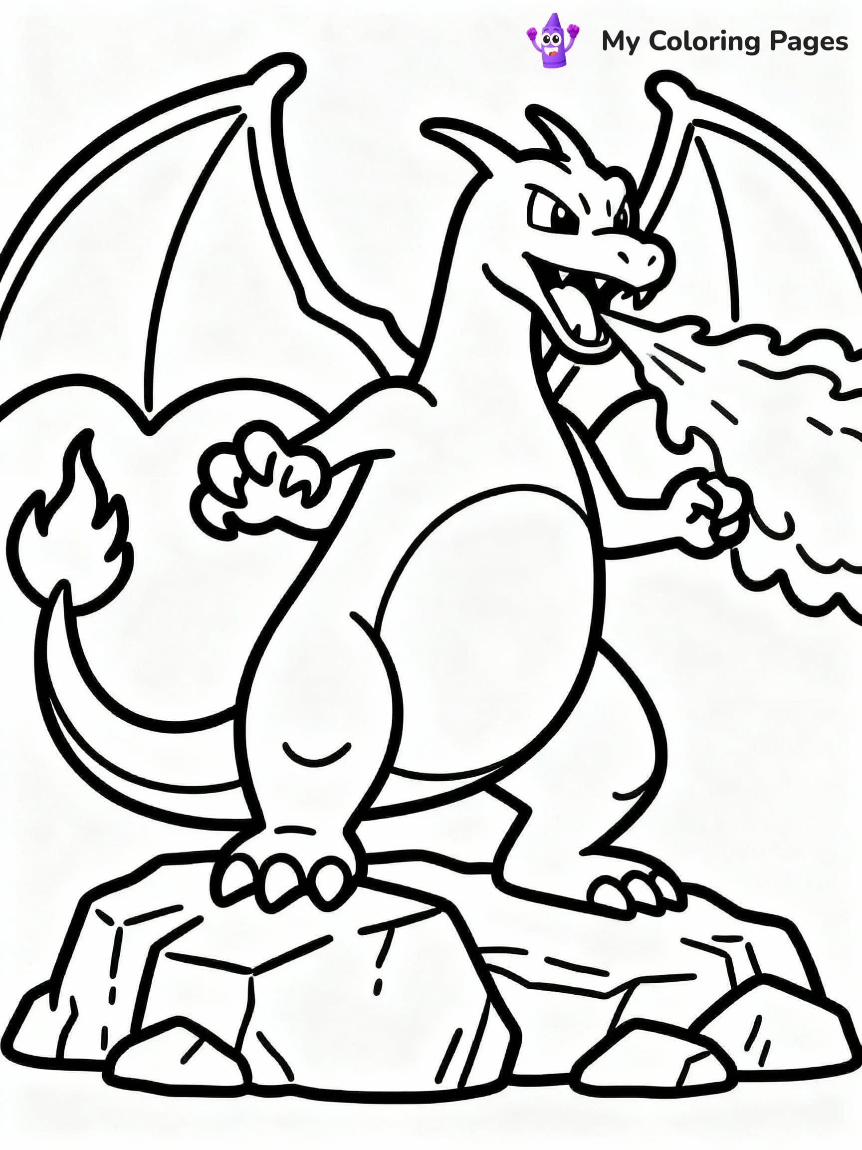 Charizard Coloring Pages - 8