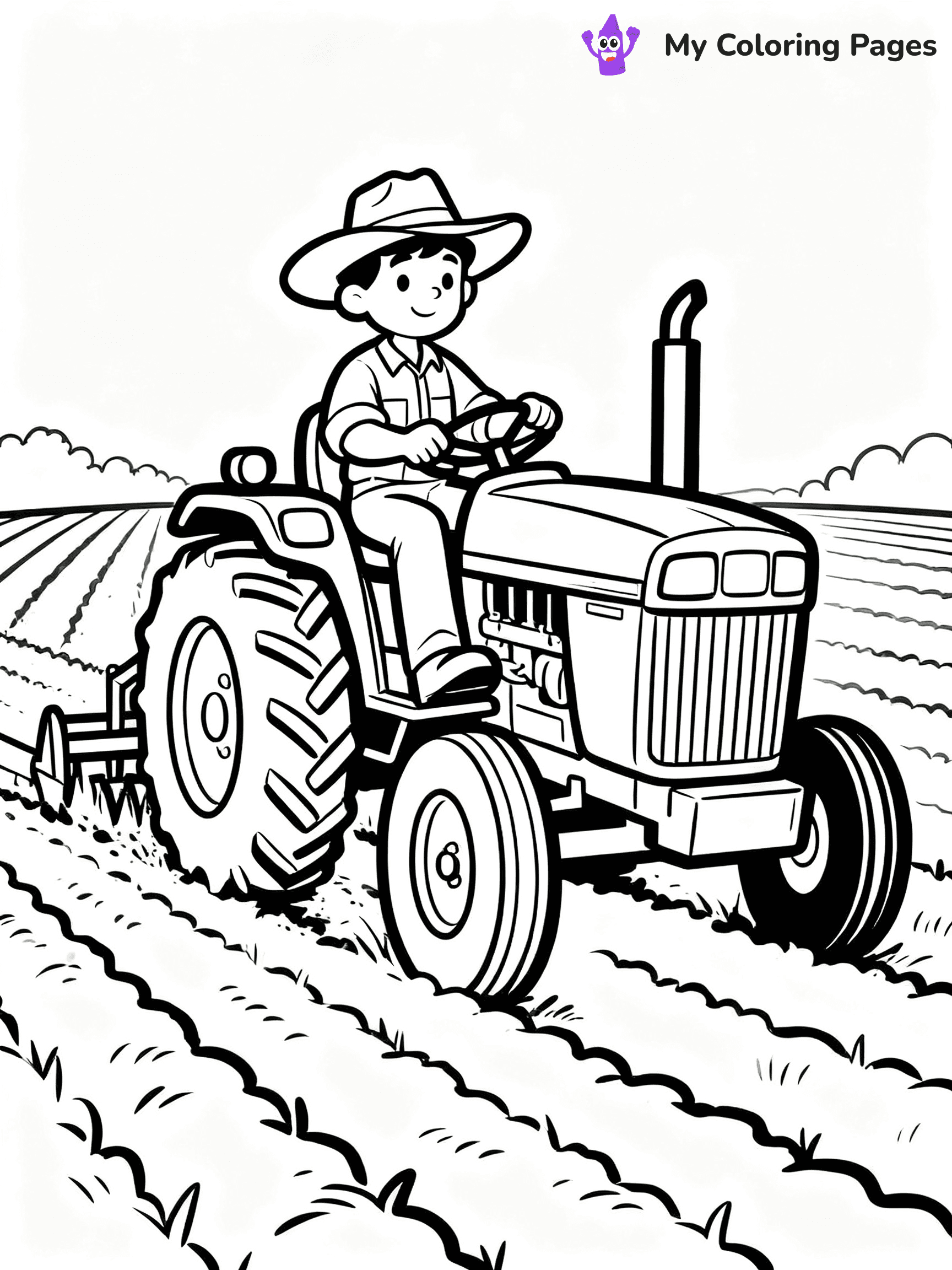 John Deere Tractor Coloring Pages - 24