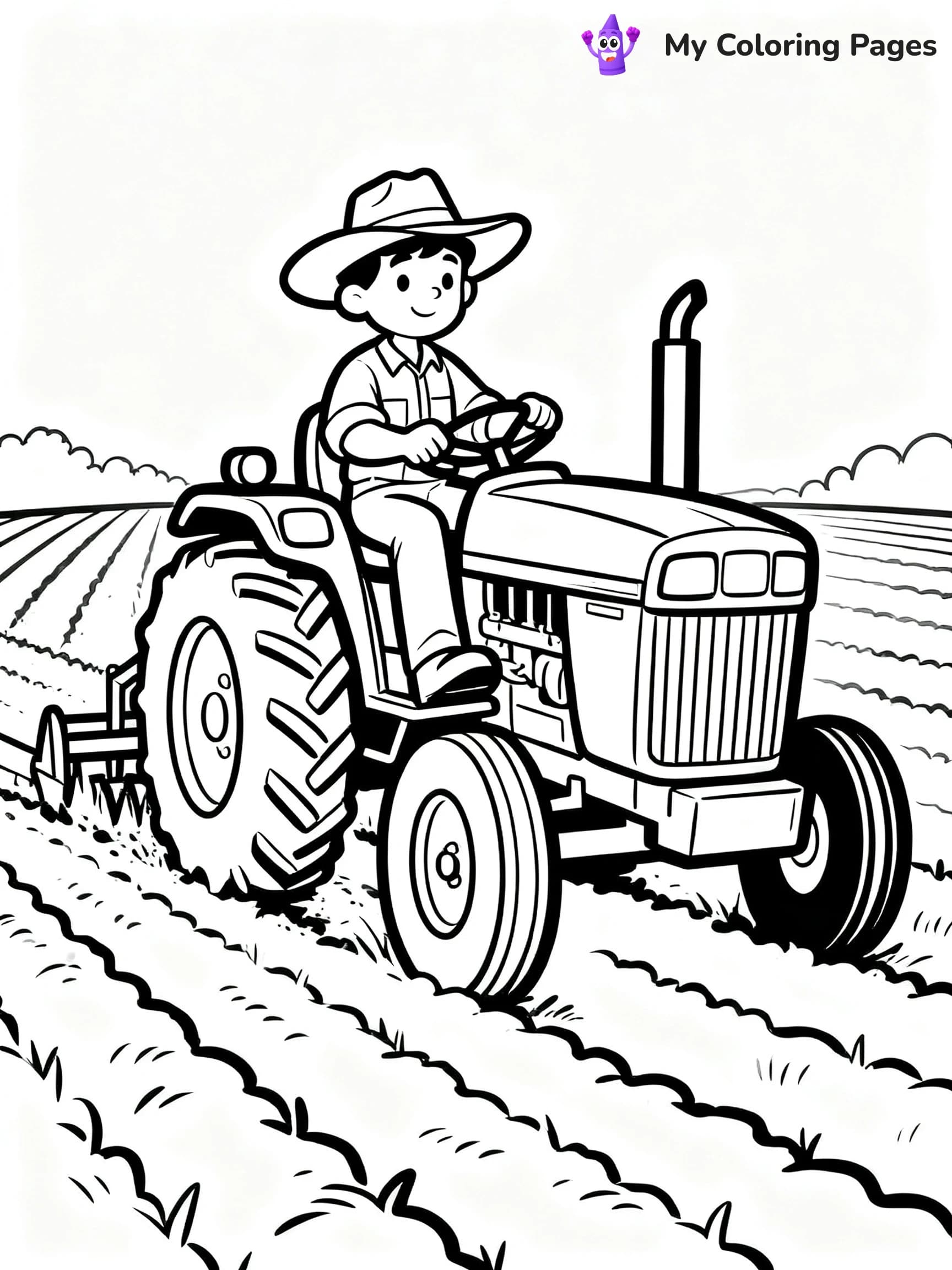 John Deere Tractor Coloring Pages - 23