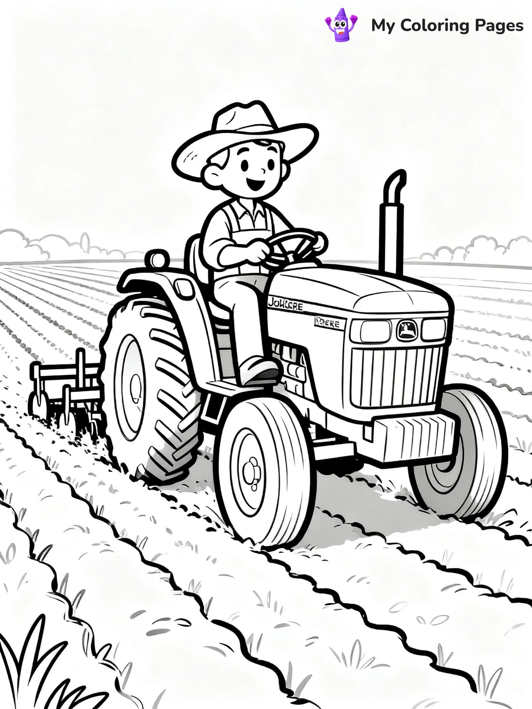 John Deere Tractor Coloring Pages - 21