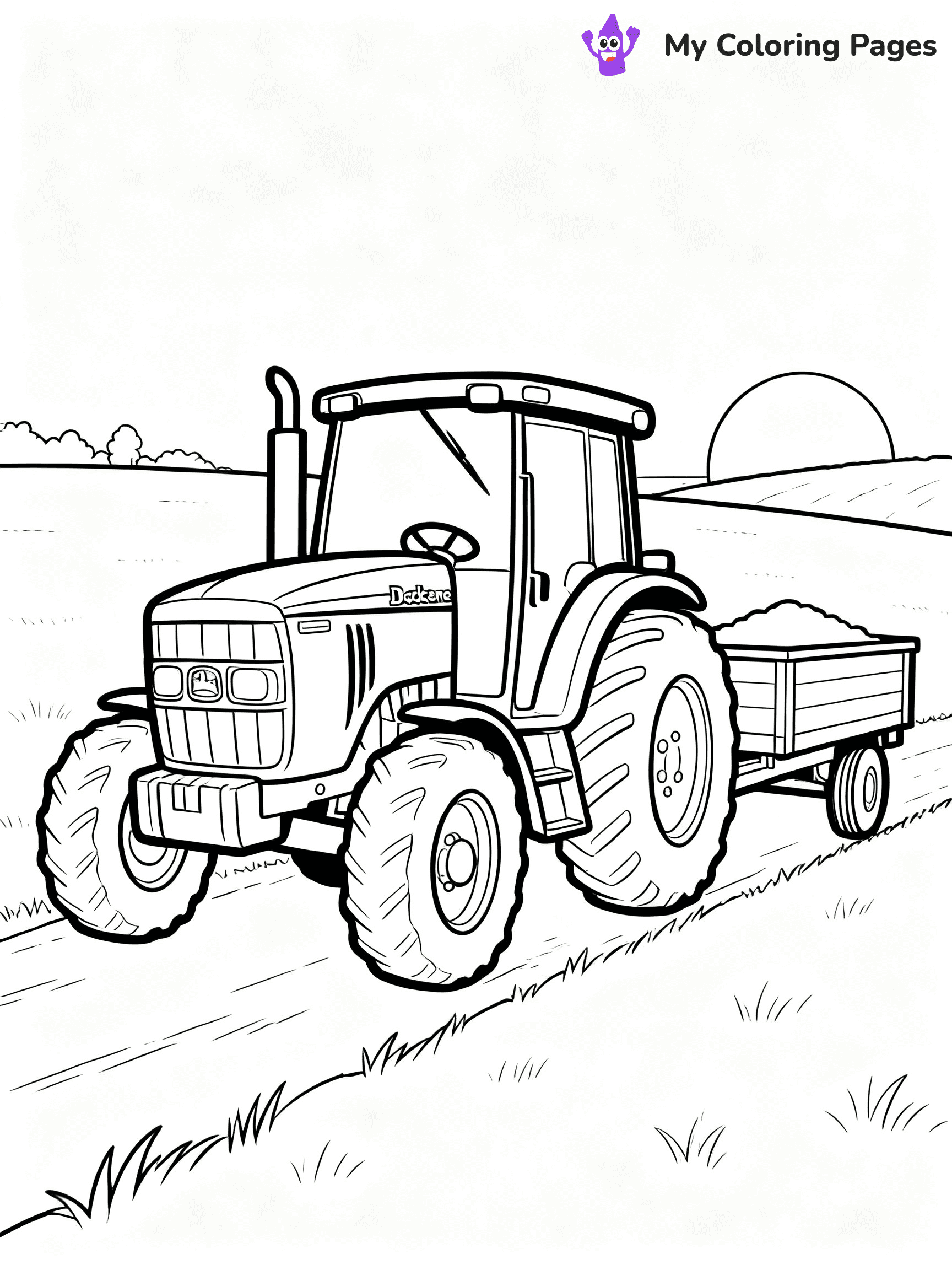 John Deere Tractor Coloring Pages - 19