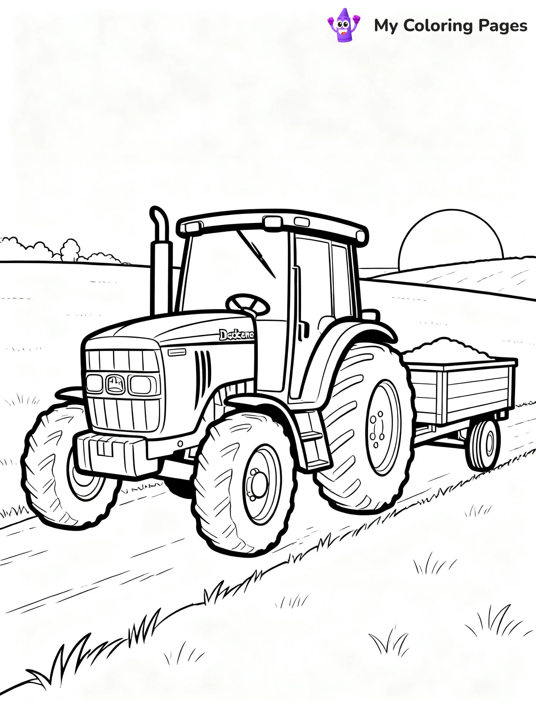John Deere Tractor Coloring Pages - 18