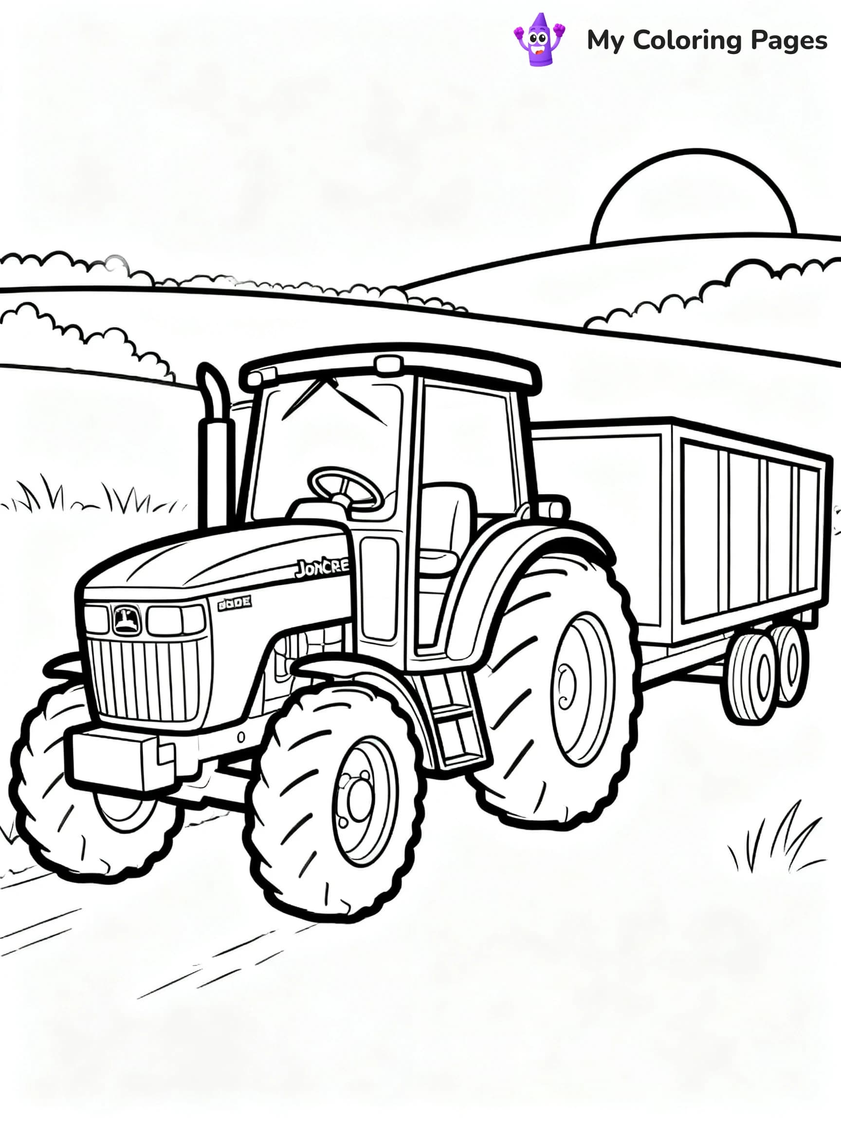 John Deere Tractor Coloring Pages - 16