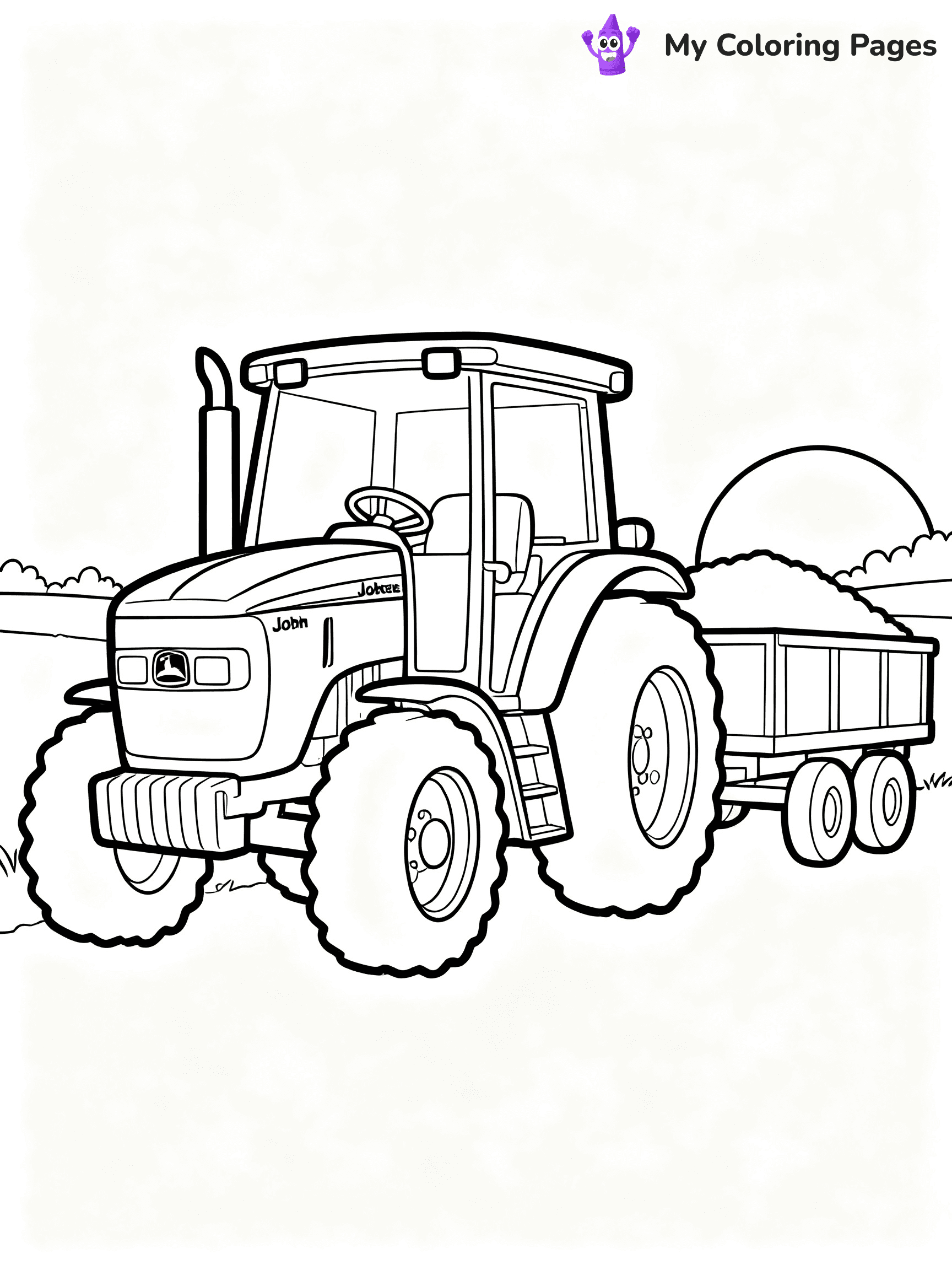 John Deere Tractor Coloring Pages - 16