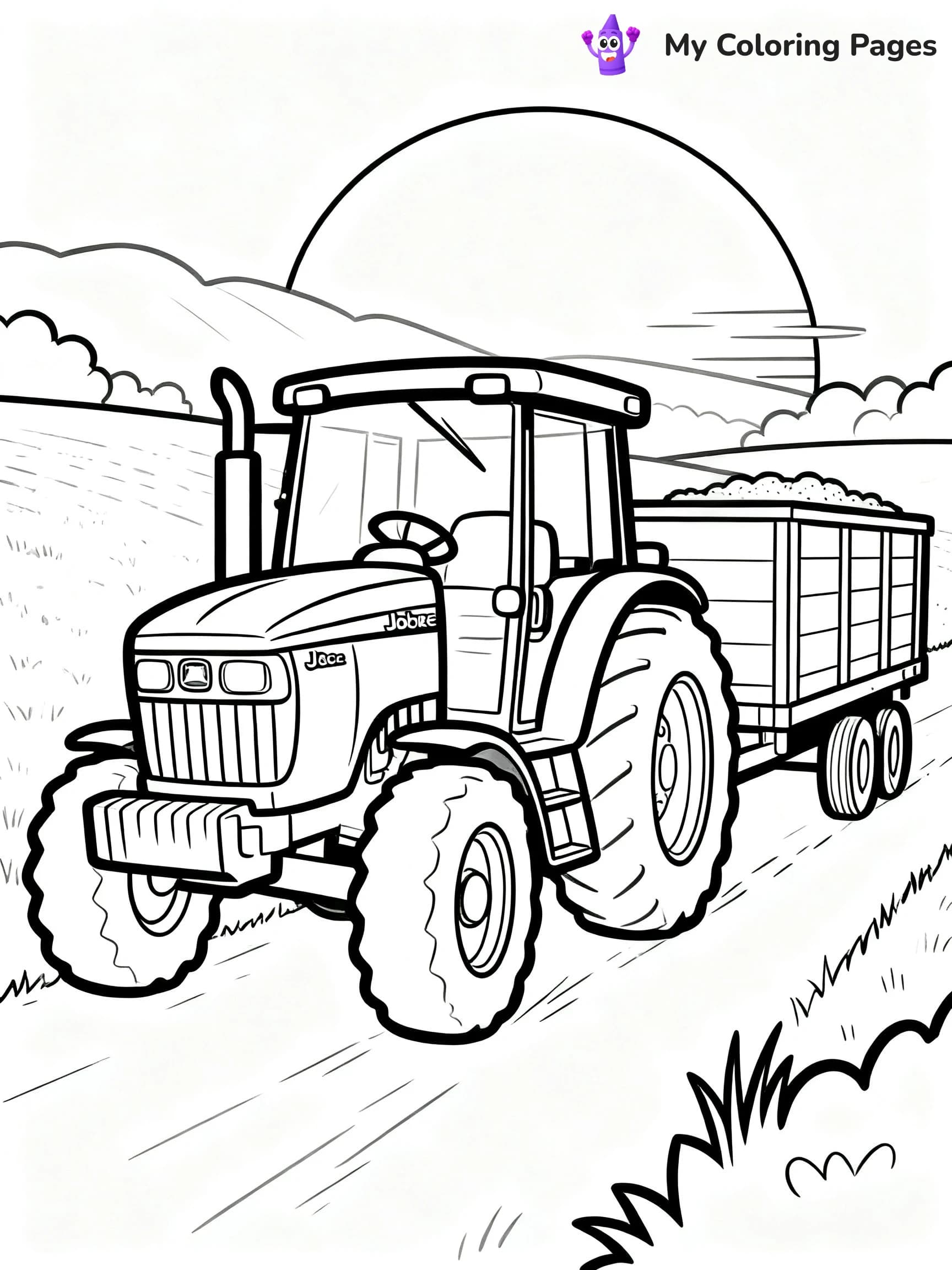 John Deere Tractor Coloring Pages - 14