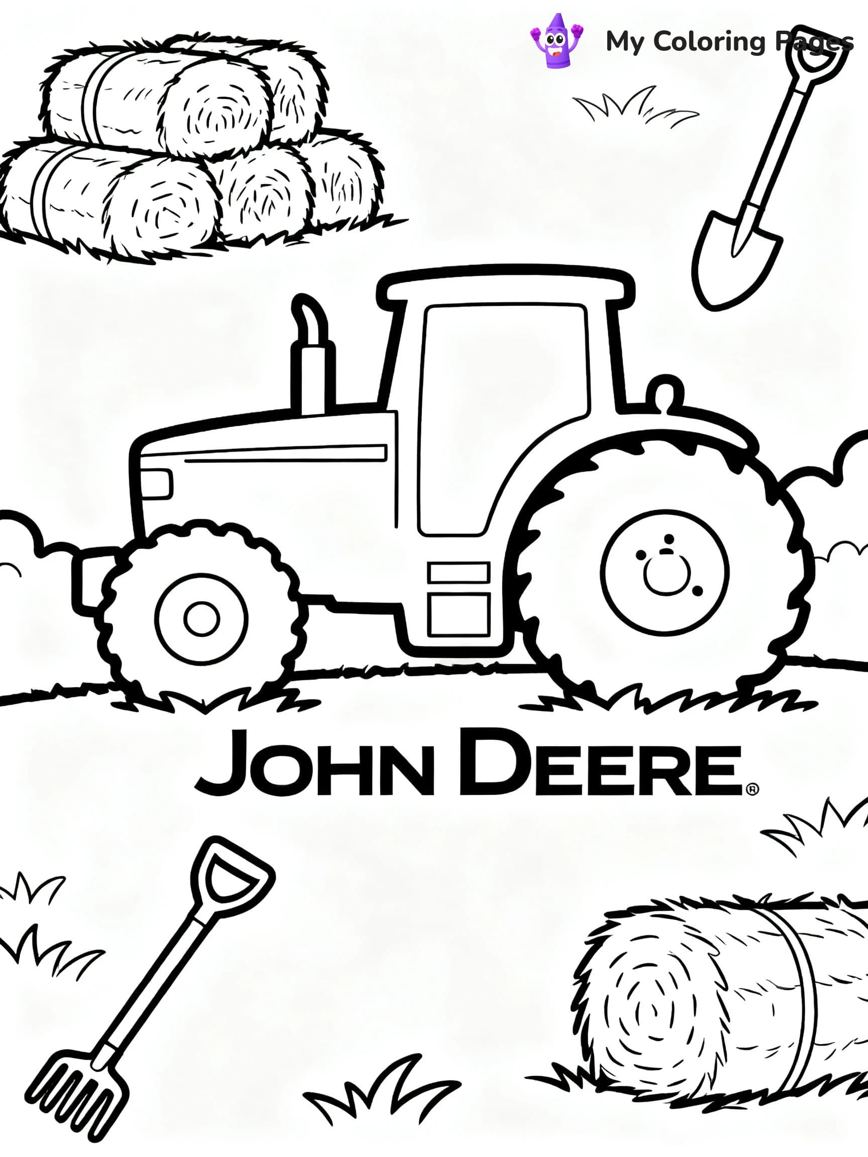 John Deere Tractor Coloring Pages - 5