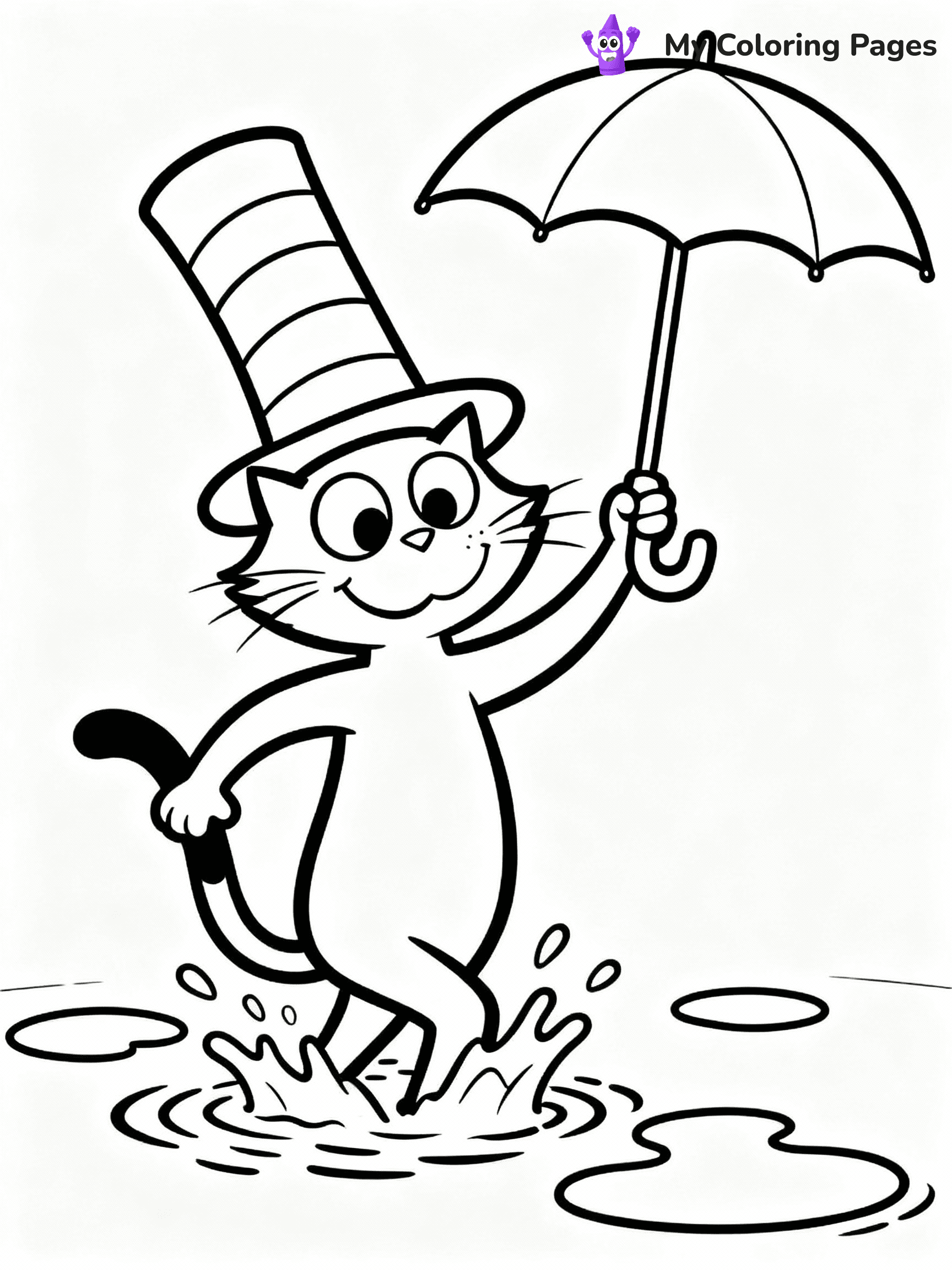 Cat In The Hat Coloring Pages - 4