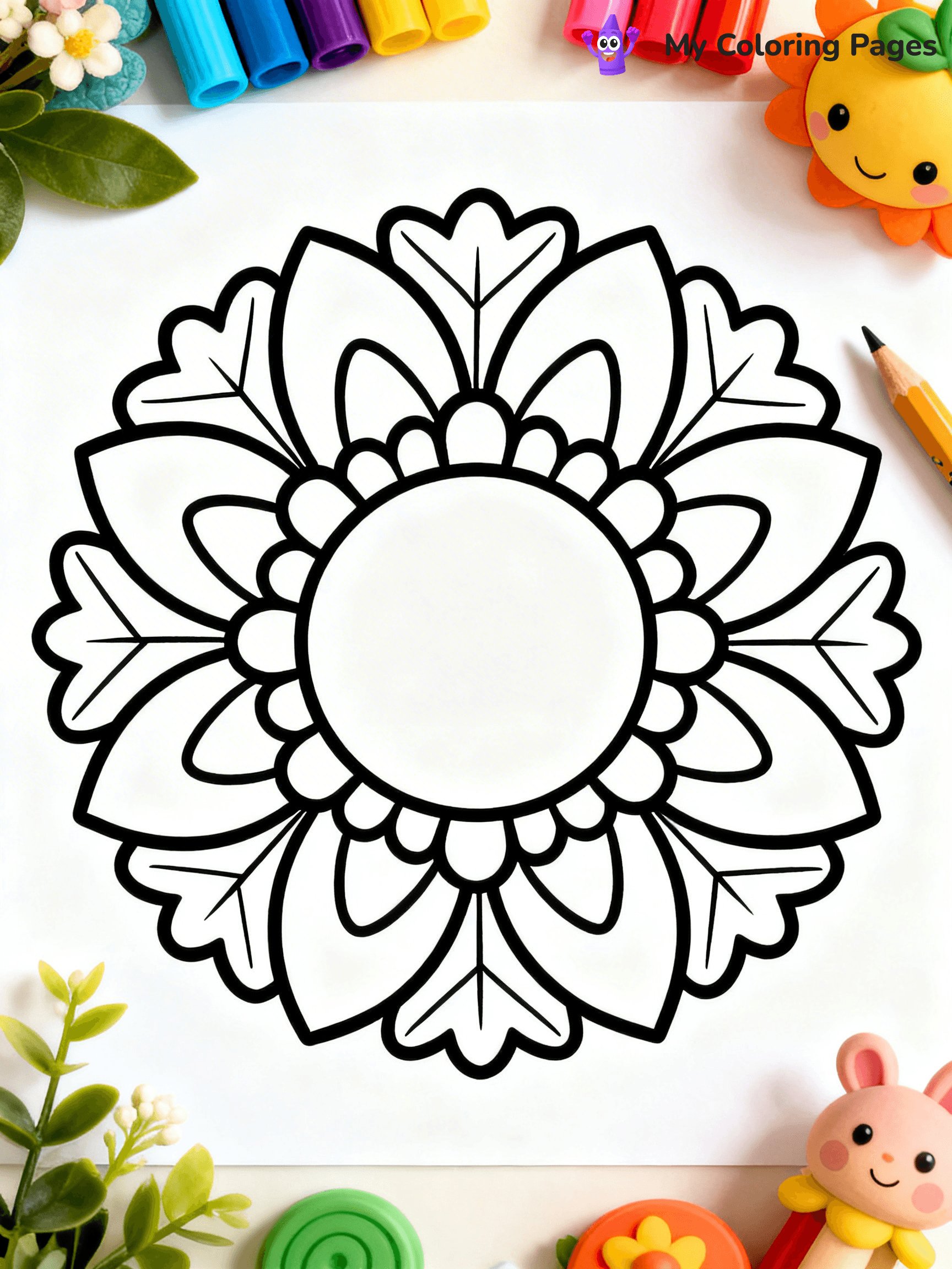 Circle Coloring Pages - 44