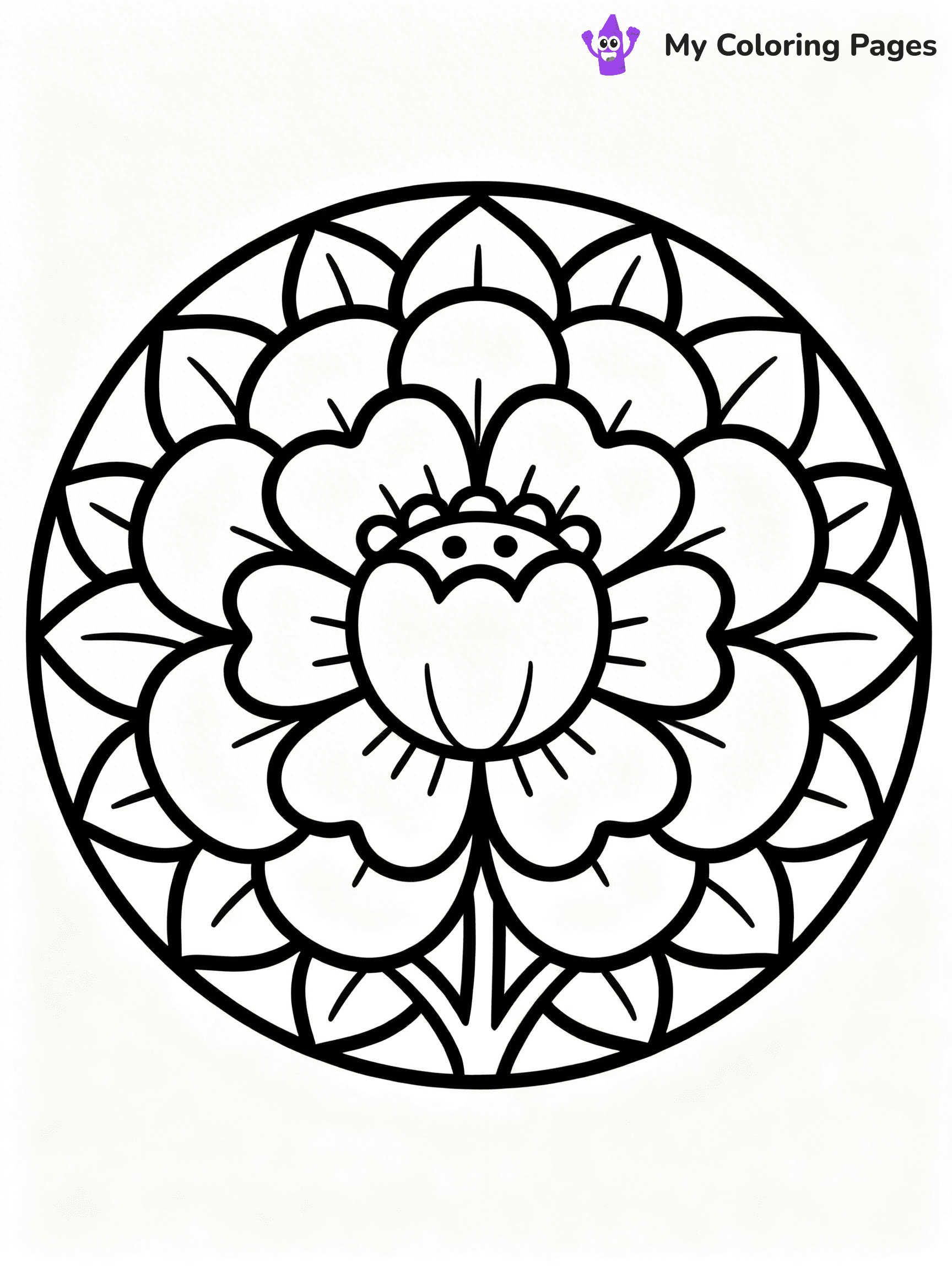 Circle Coloring Pages - 43