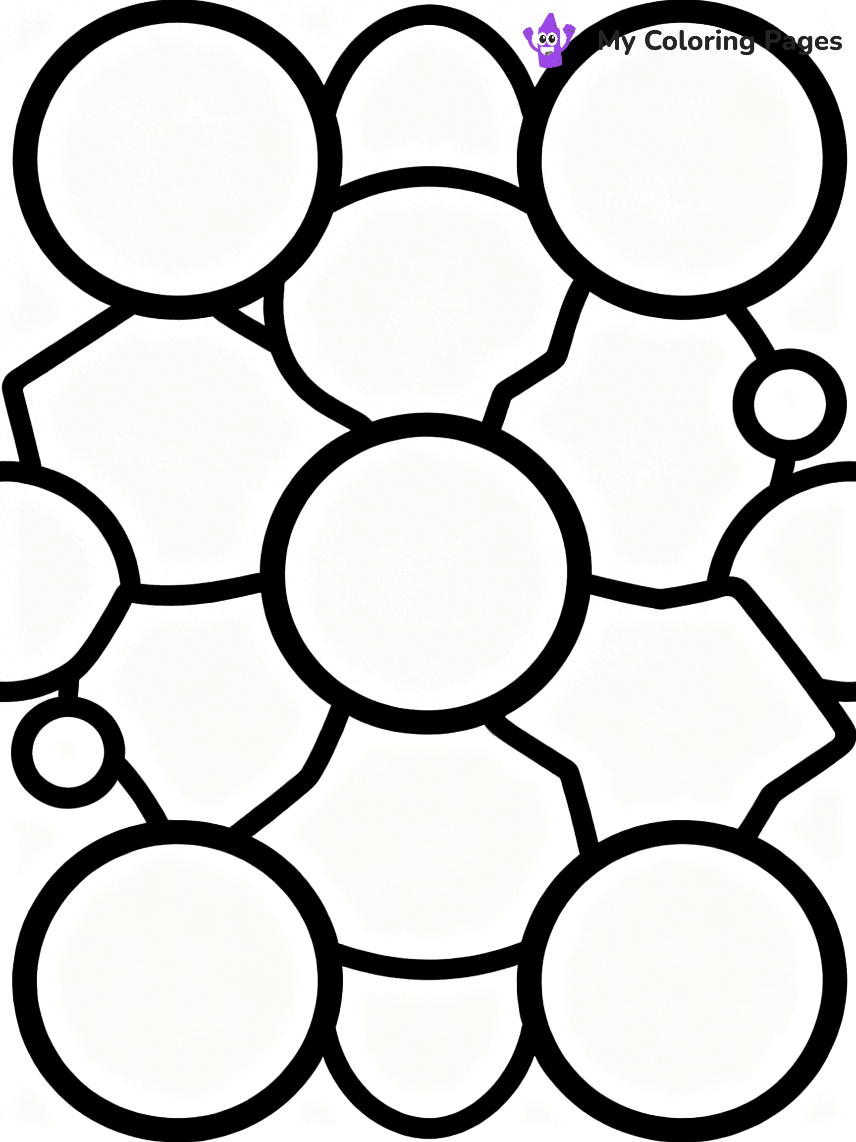 Circle Coloring Pages - 36