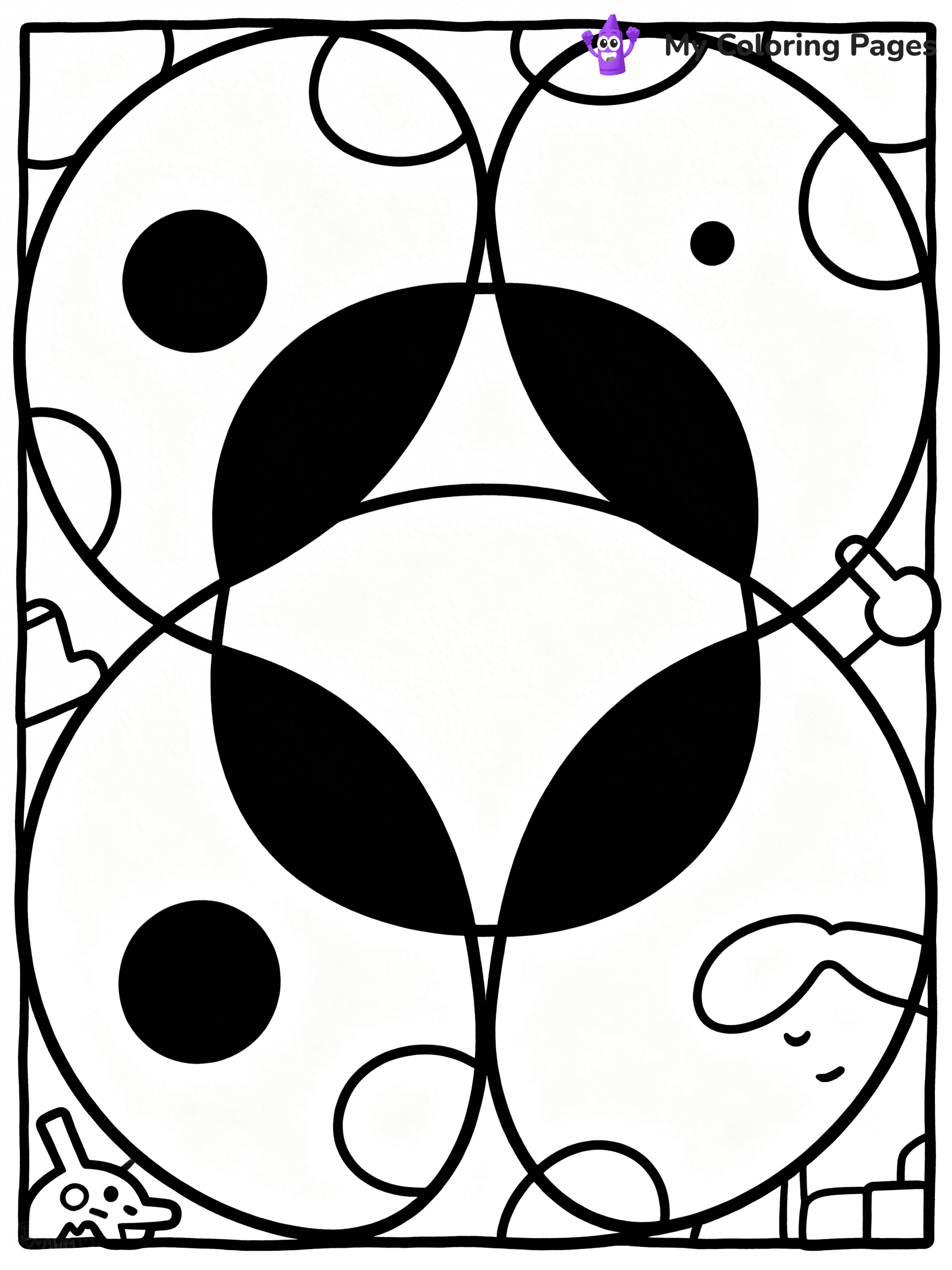 Circle Coloring Pages - 35