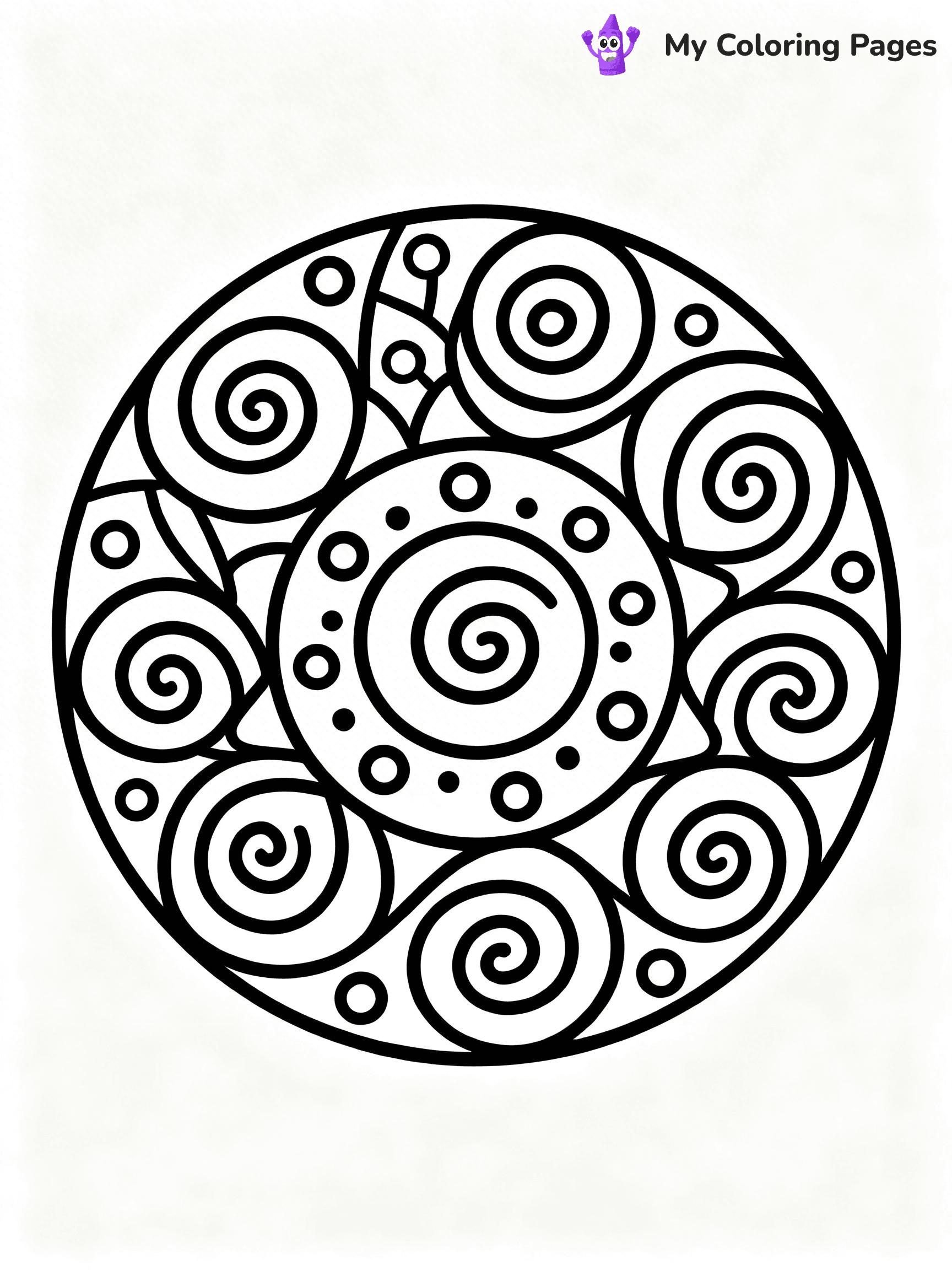 Circle Coloring Pages - 30