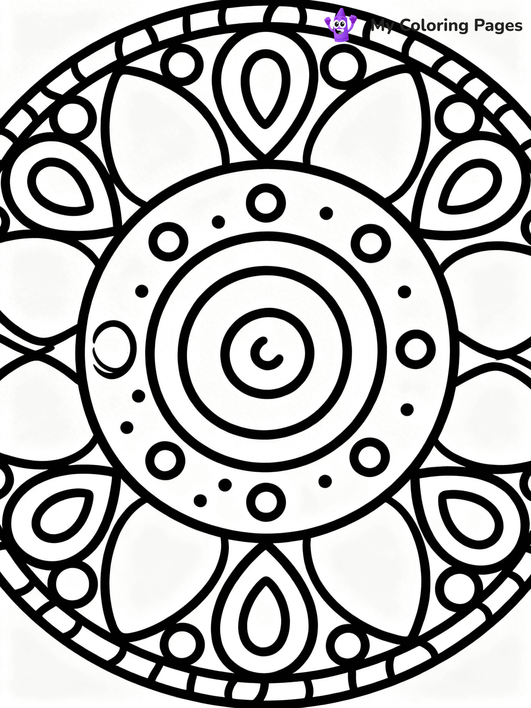Circle Coloring Pages - 28
