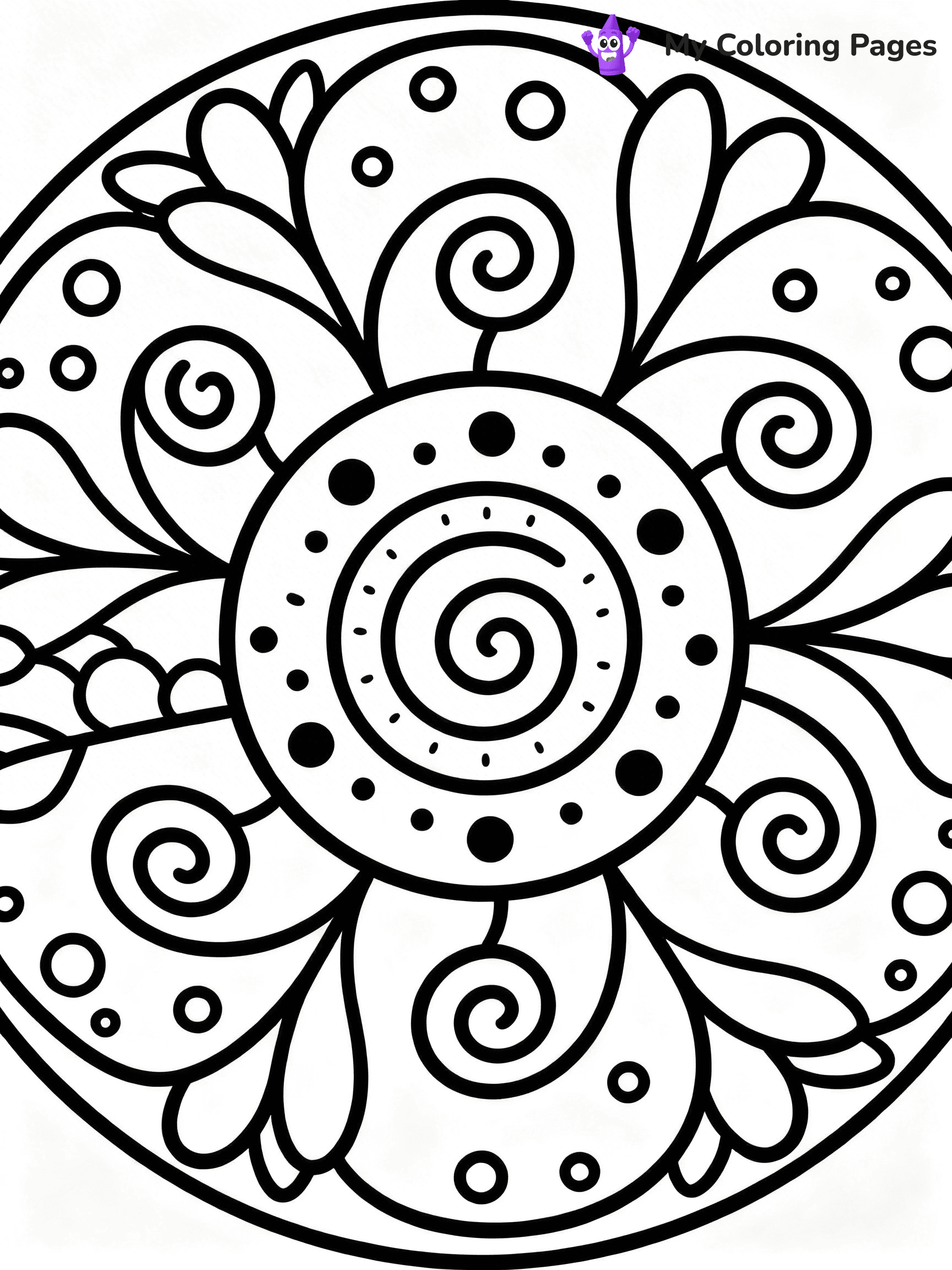 Circle Coloring Pages - 26