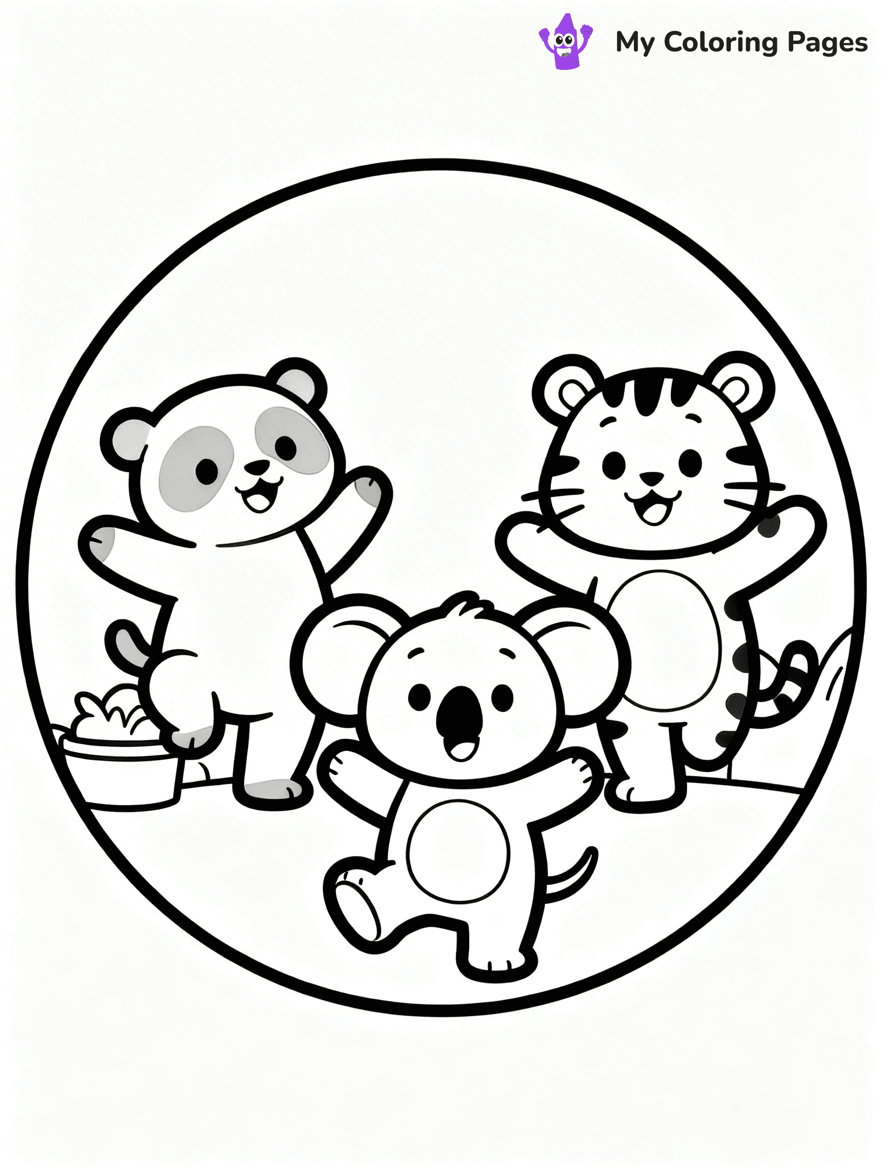 Circle Coloring Pages - 25