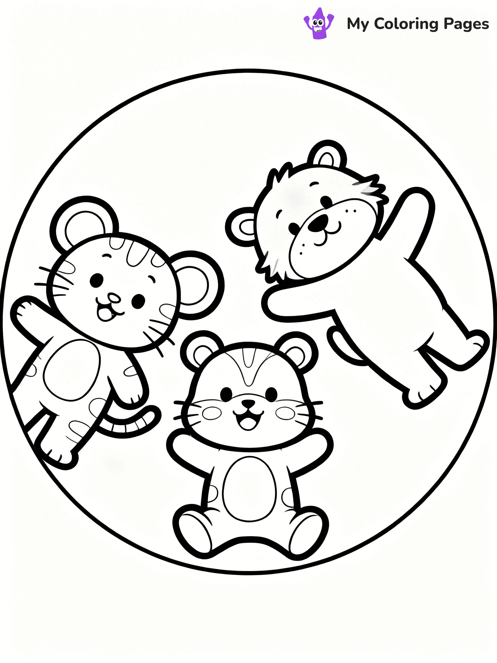 Circle Coloring Pages - 22