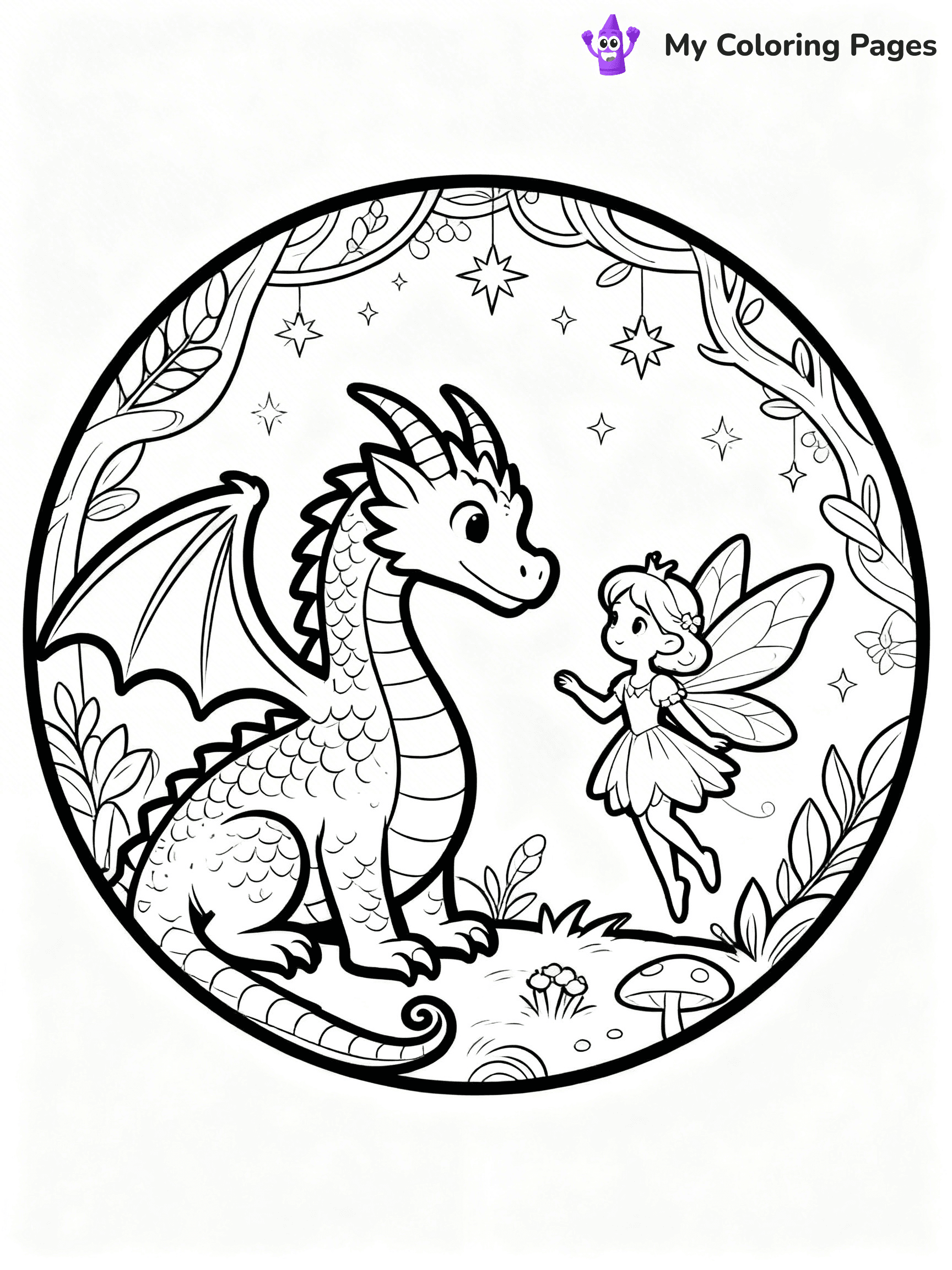 Circle Coloring Pages - 14